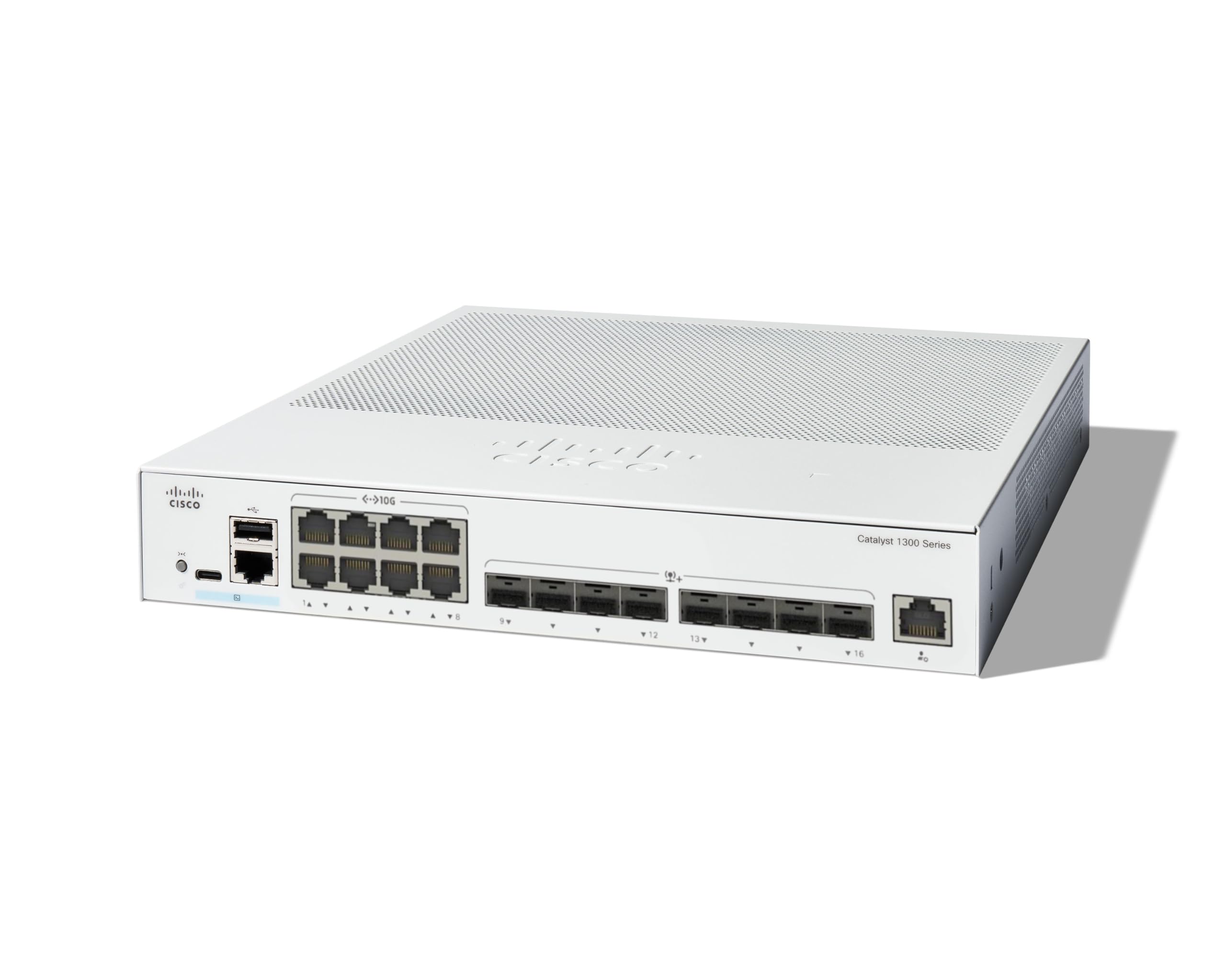 CISCO Catalyst 1300 16-Port Switch / 8-Port 10GE RJ45 + 8-Port 10GE SFP+