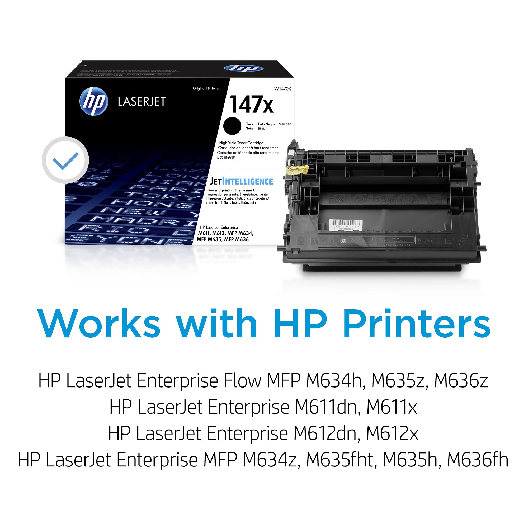 HP 147X Black LaserJet Toner Cartridge 25.200 pages