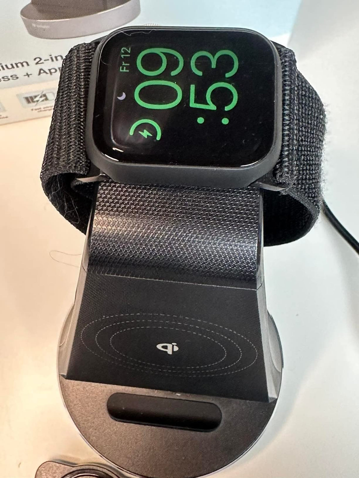 VERBATIM WCS-01 ALUMINIUM 2-IN-1 QI MFI WIRELESS + APPLE WATCH CHARGER WCF (P)