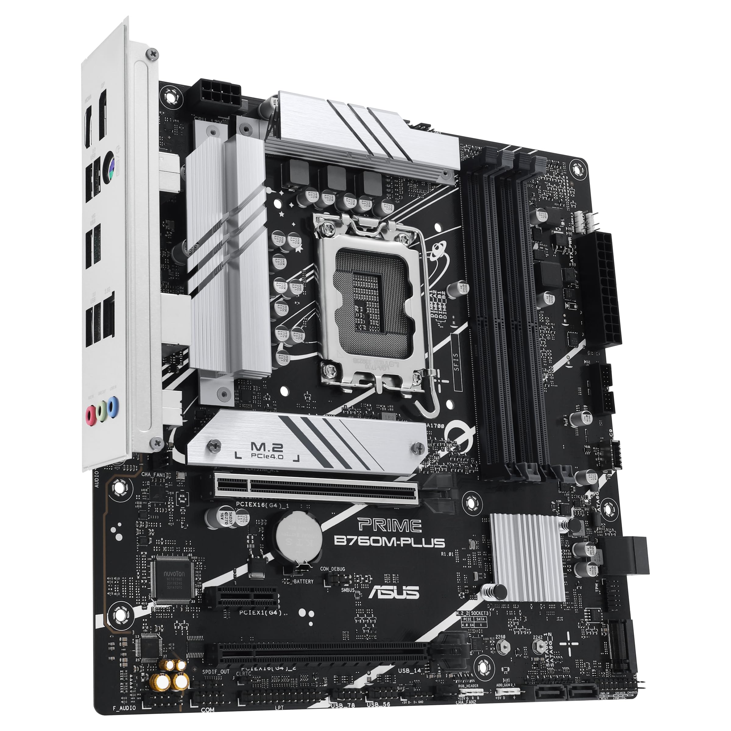 ASUS PRIME B760M-PLUS LGA 1700 4xDDR5 microATX 4xSATA MB 1xHDMI 1xDP 2xM.2