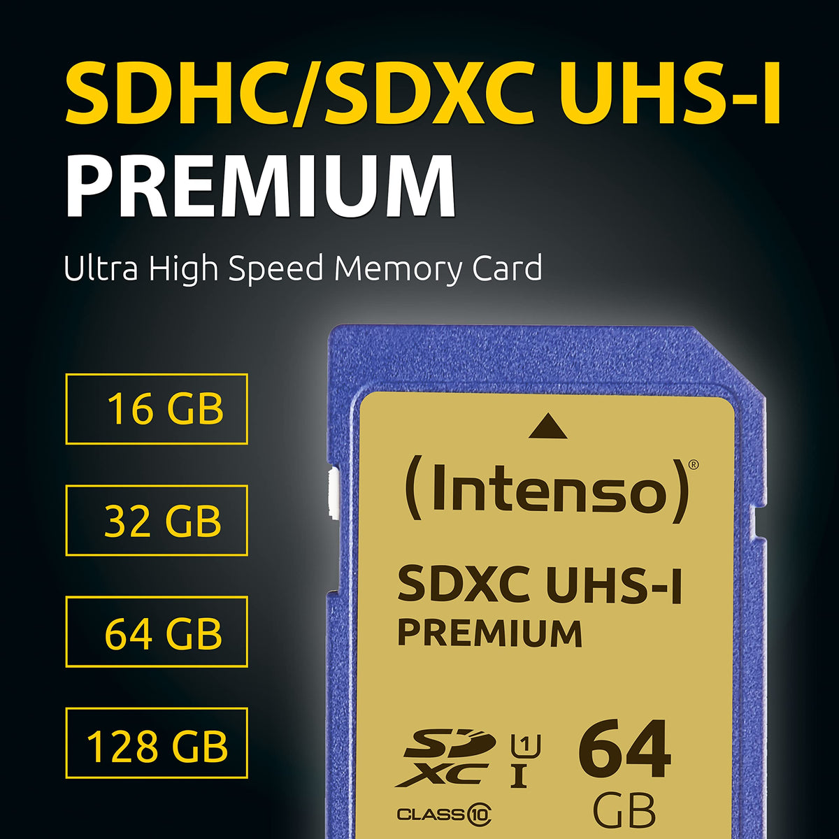 INTENSO Carte SDHC UHS-I Premium Class 10 - 32 Go
