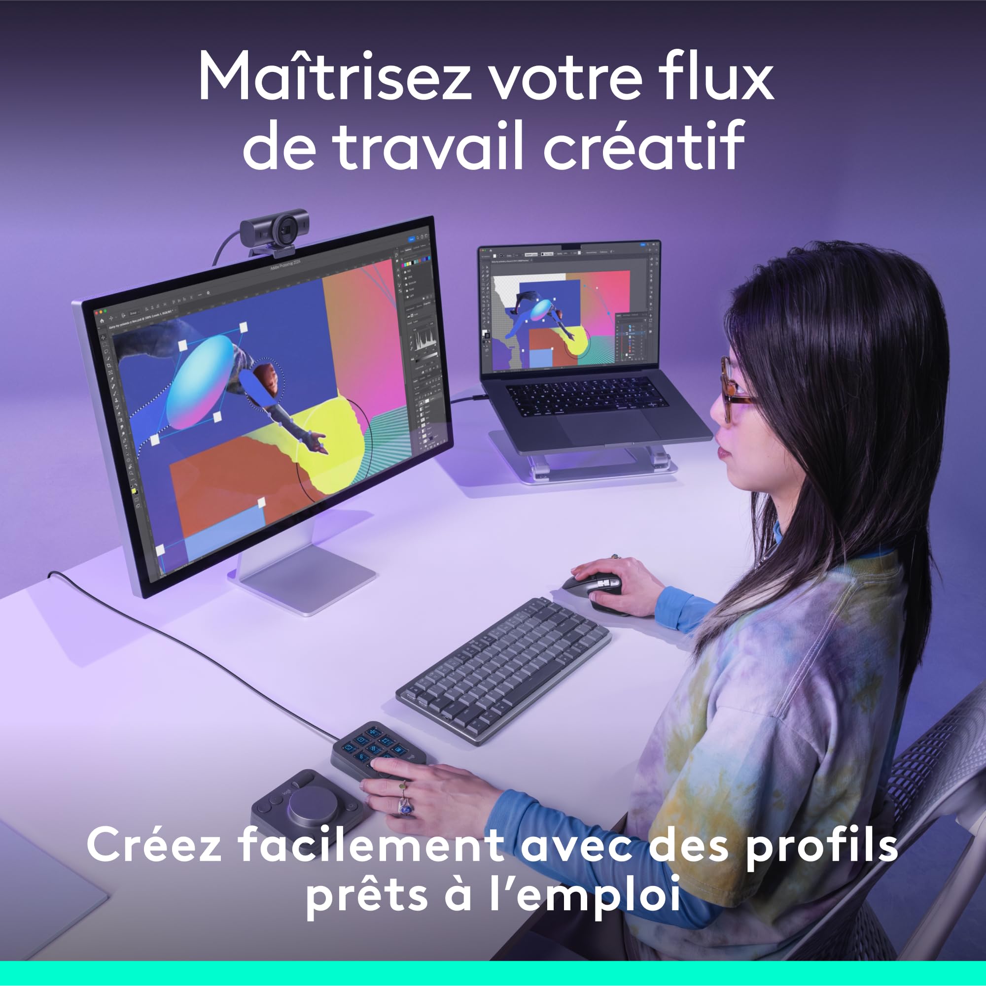 Logitech MX Creative Console-GRAPHITE-EM