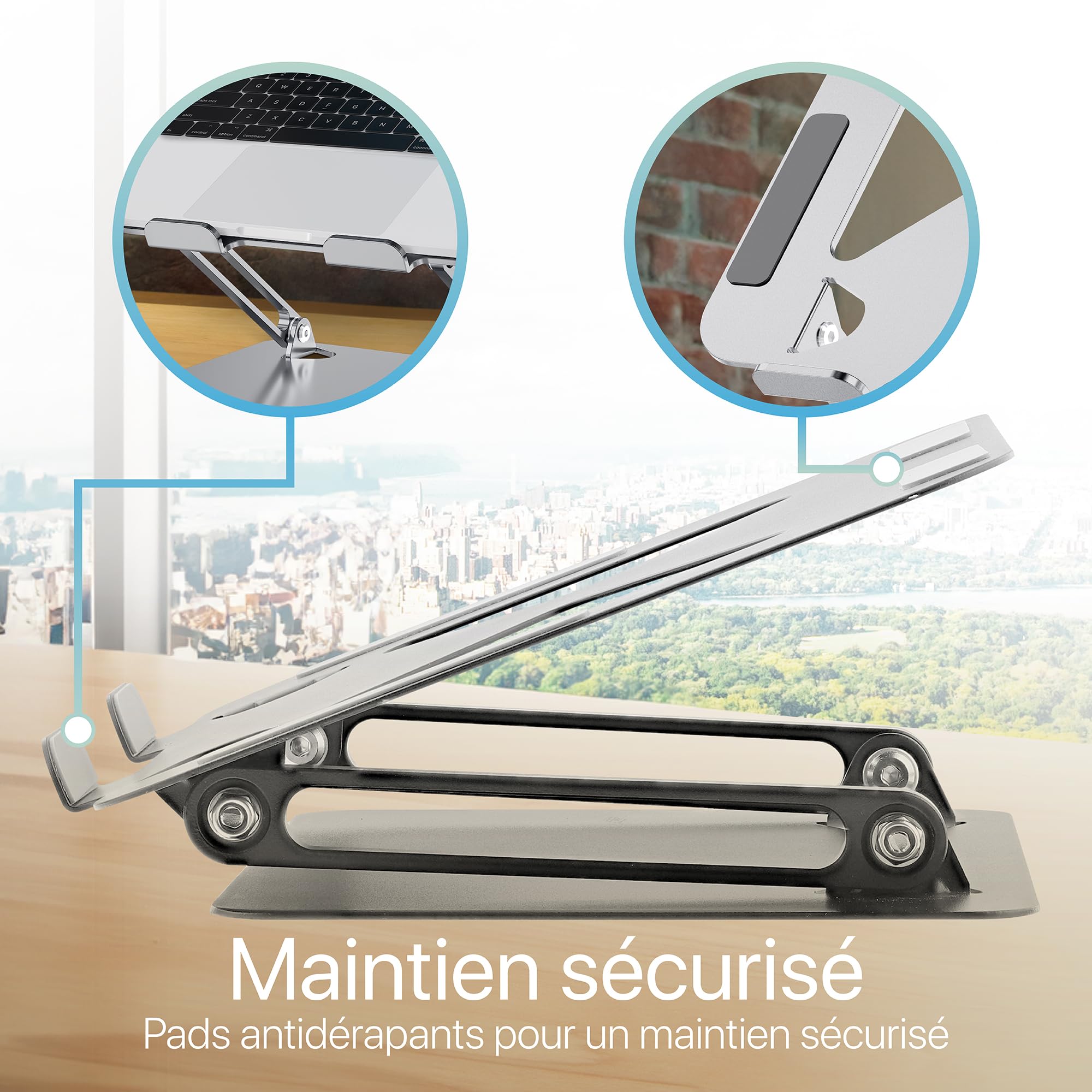 TNB iClick - Adjustable Metal Stand for Notebooks up to 17p