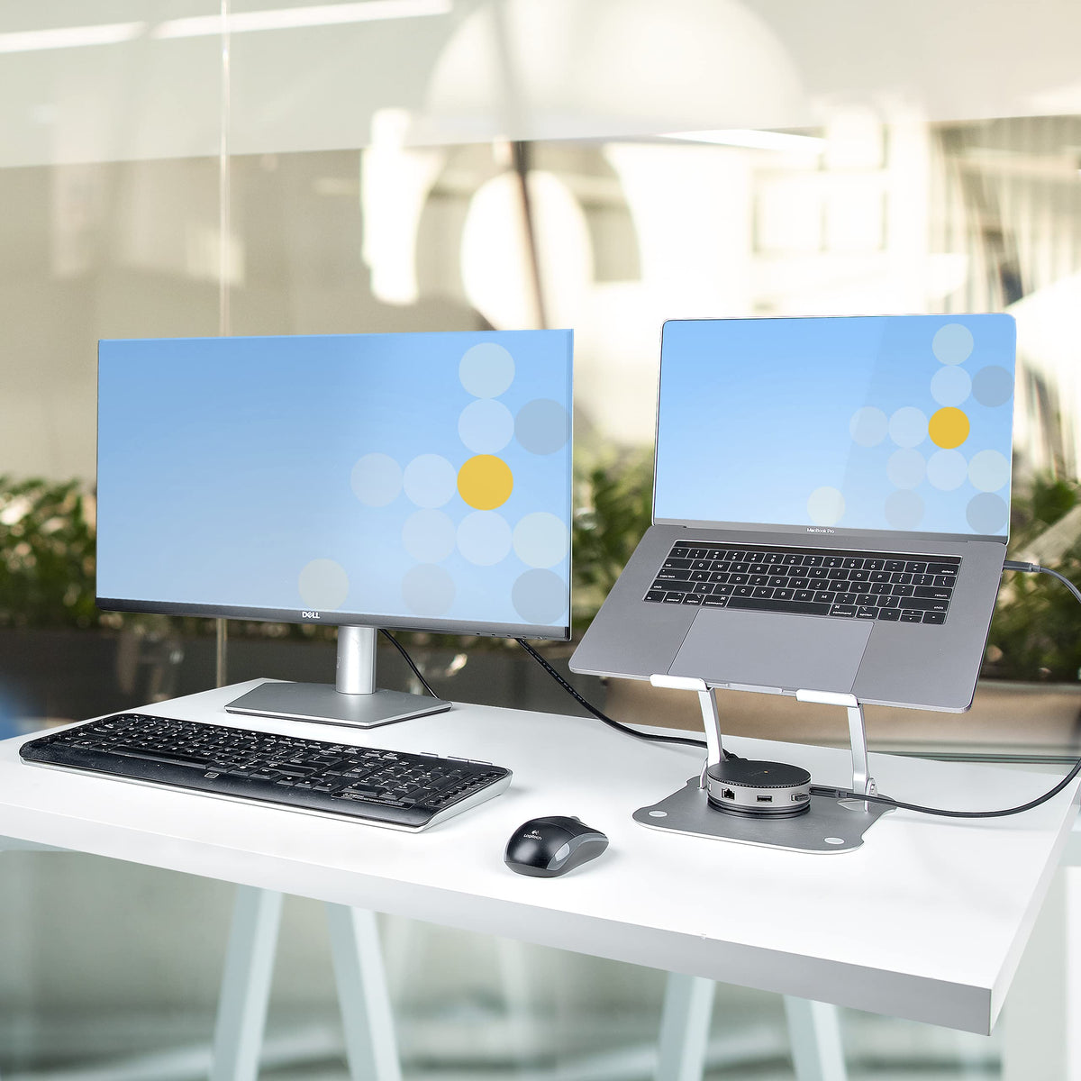 Laptop Stand for Desk Adjustable Height