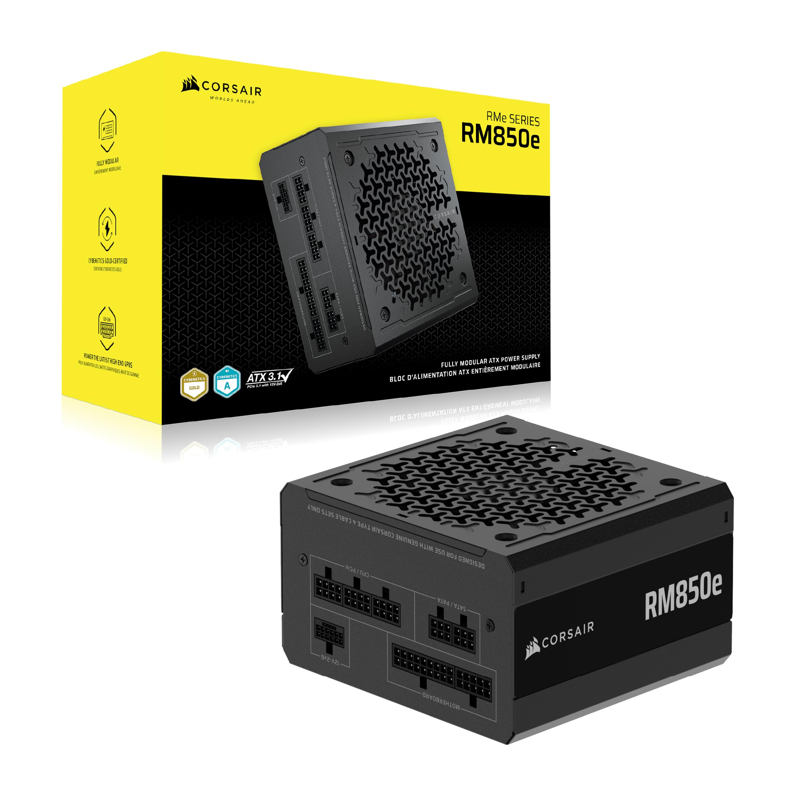 Alimentation Corsair RMe Series RM850e 850 W 24 broches ATX ATX Noir