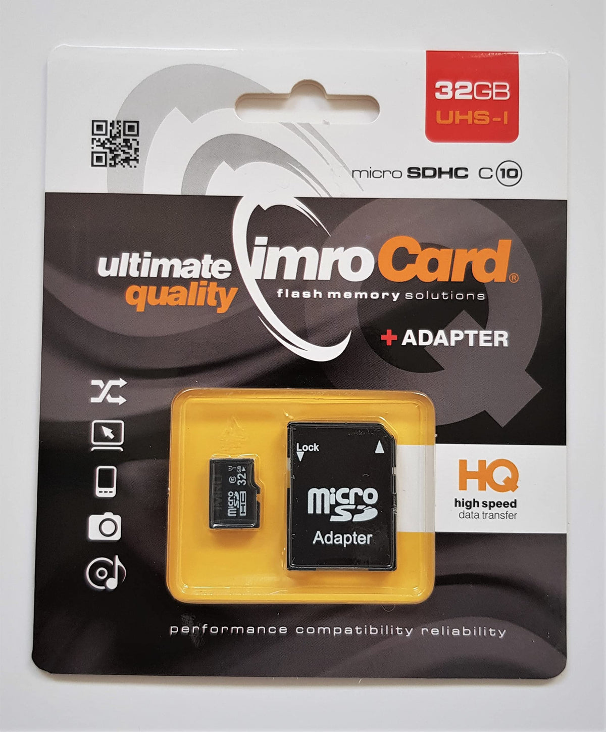 Carte Mémoire GoodRAM 32 Go (Avec Adaptateur carte SD)
