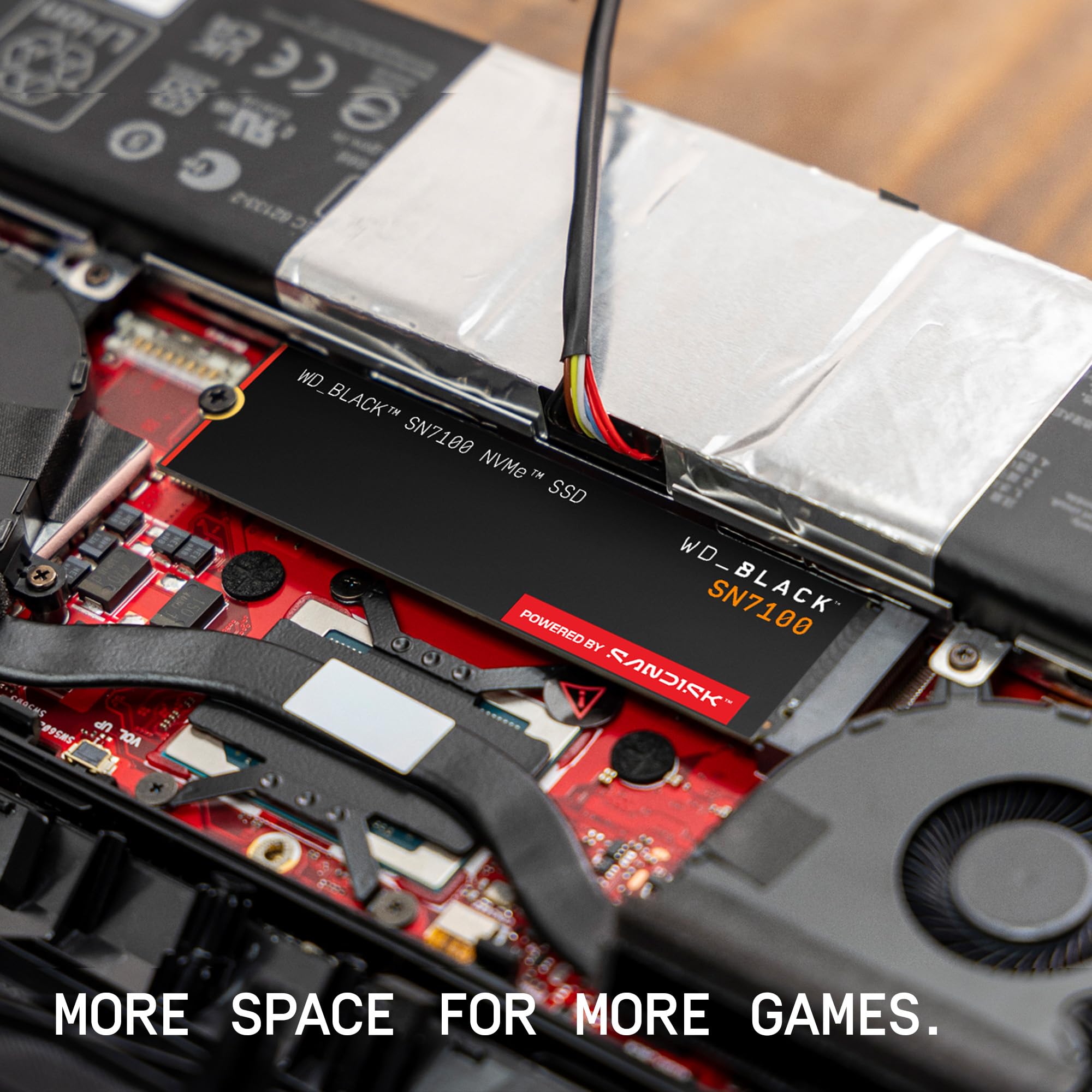 WD Black SN7100 NVMe SSD 500Go M.2 2280 POWERED BY SANDISK