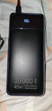 Powerbank 20000mAh pour laptop 45W charge ultra rapide power