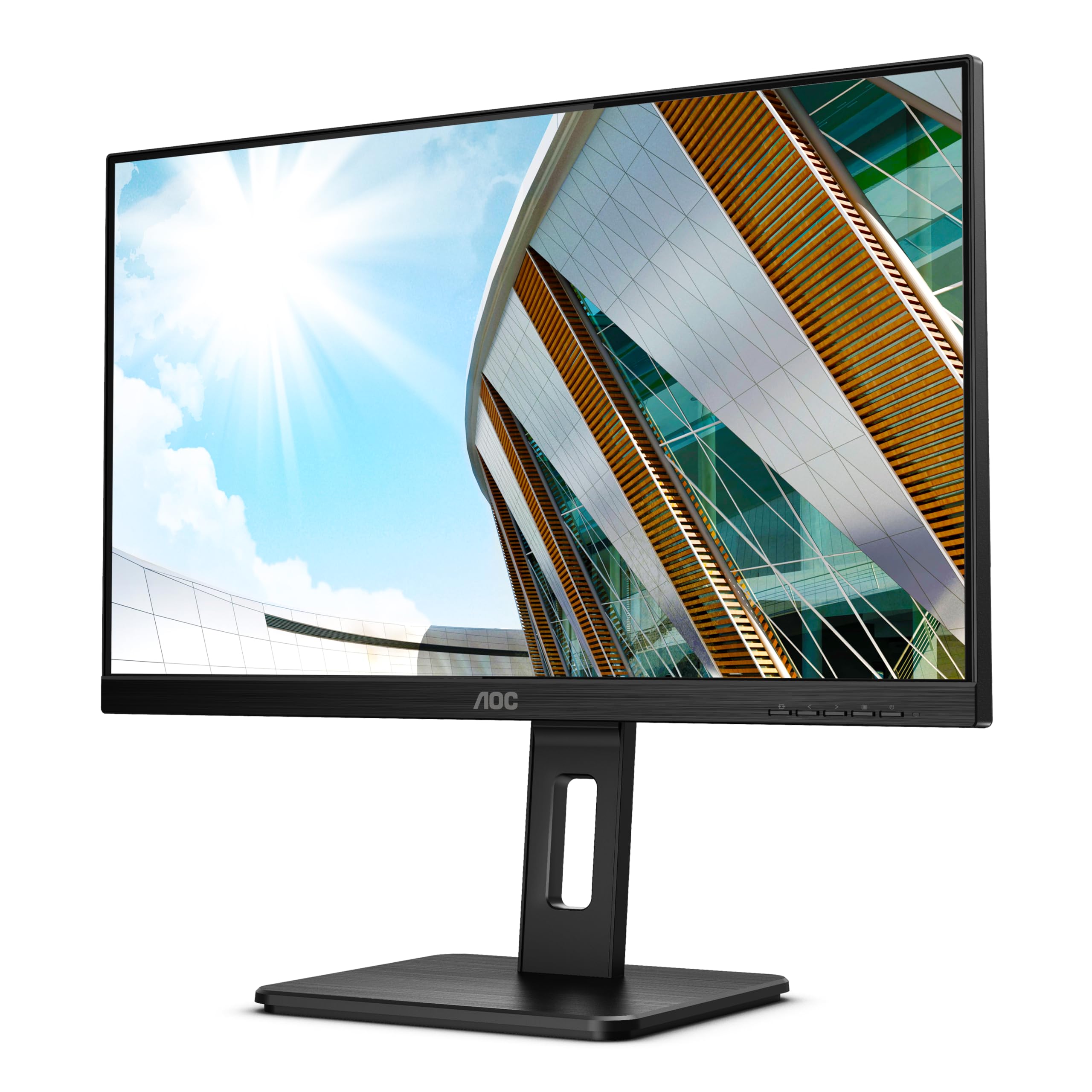 AOC Q24P2Q 23.8p 2560x1440 QHD IPS 250cd/m2 1000:1 4ms HDMI VGA DisplayPort haut-parleurs noir