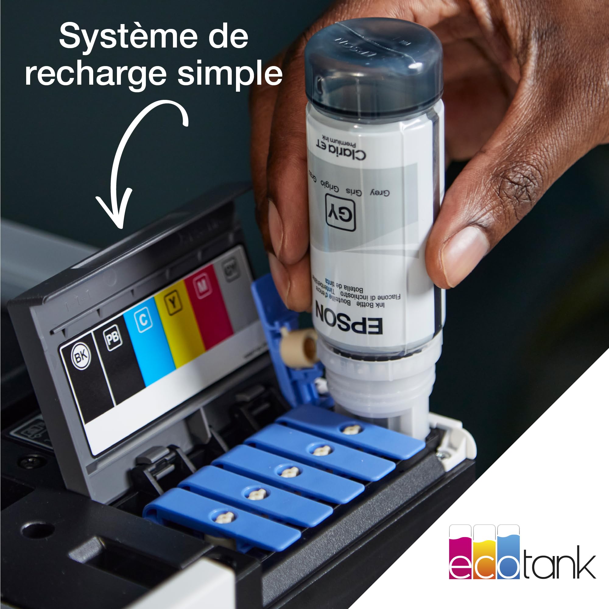 EPSON EcoTank ET-8500 MFP colour ink-jet refillable A4 16ppm print USB LAN USB host Wi-Fi white