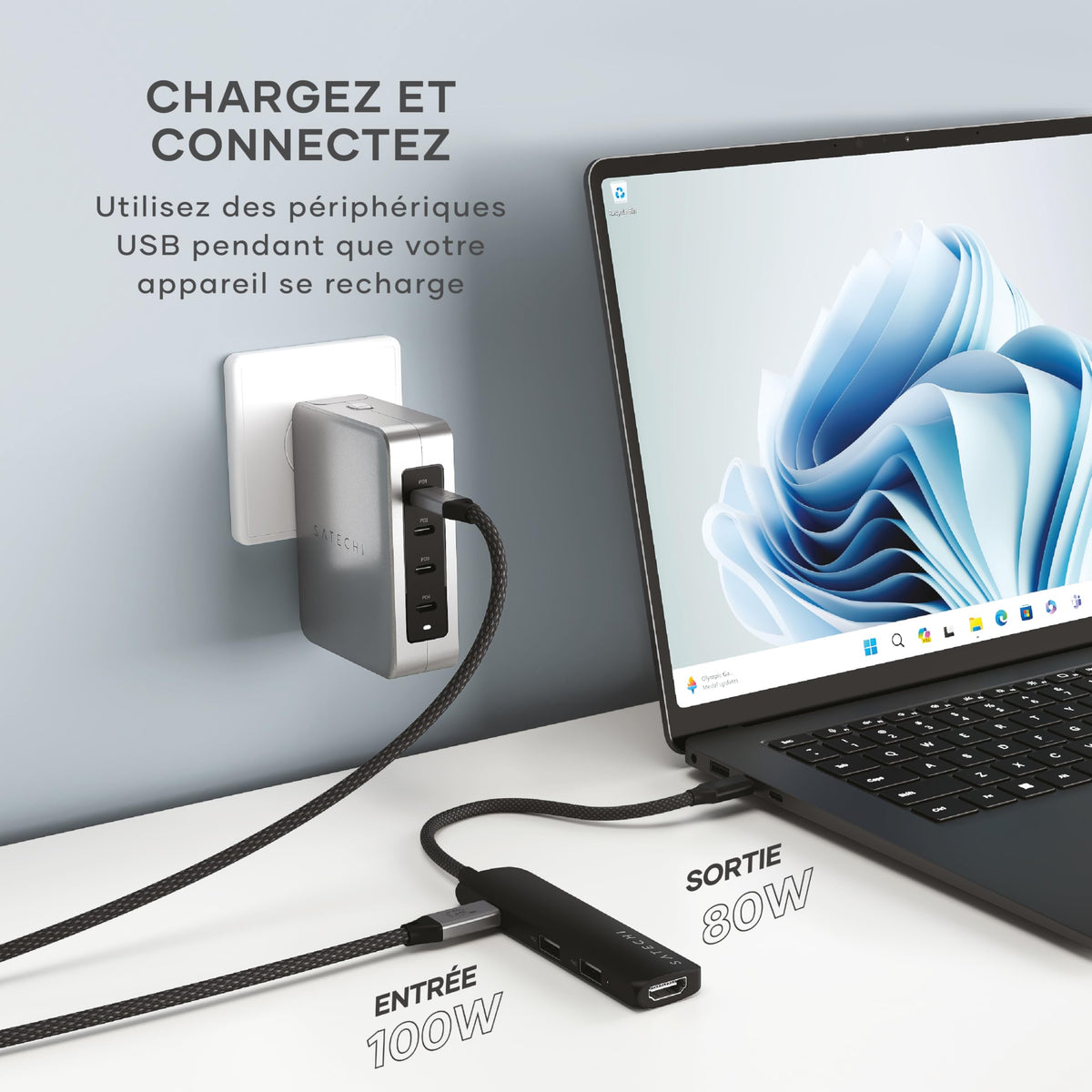 4-IN-1 USB-C MULTIPORT ADAPTER 4K BLACK