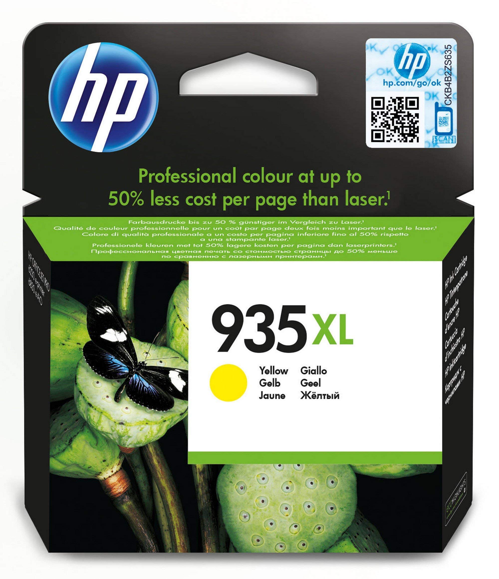 HP 935XL original Ink cartridge C2P26AE BGX yellow high capacity 825 pages 1-pack