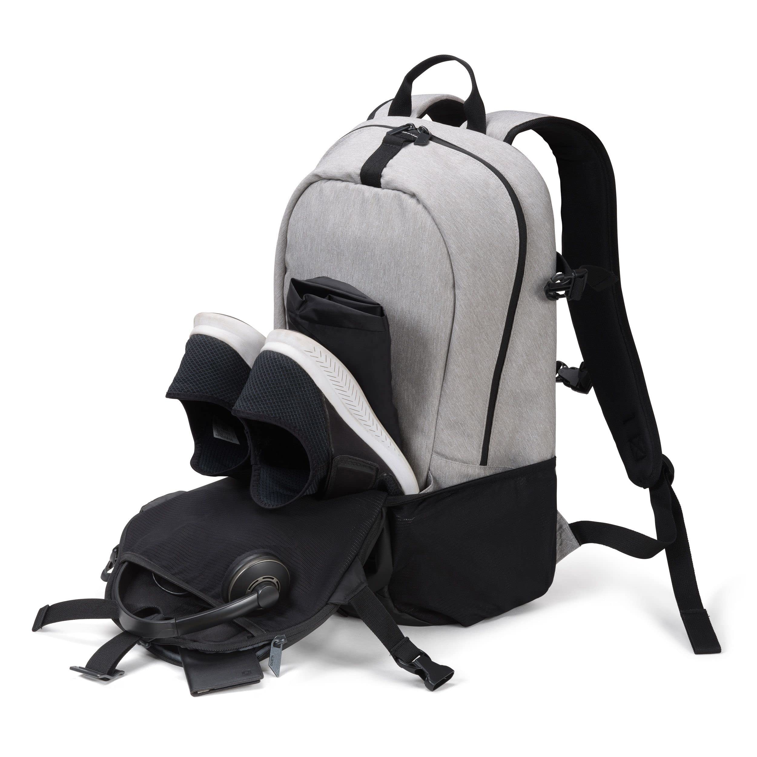 Backpack GO 13-15.6 light grey