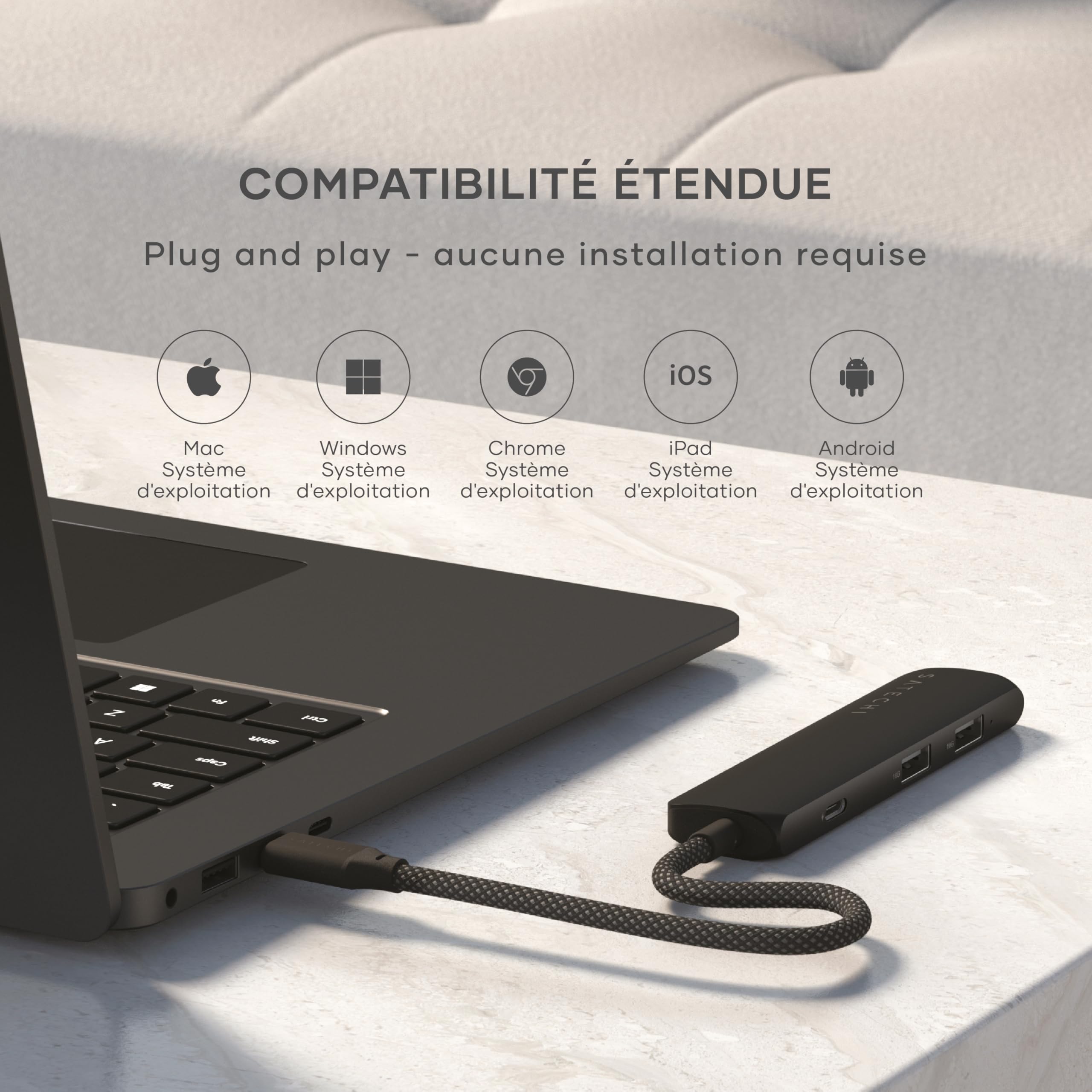 4-IN-1 USB-C MULTIPORT ADAPTER 4K BLACK