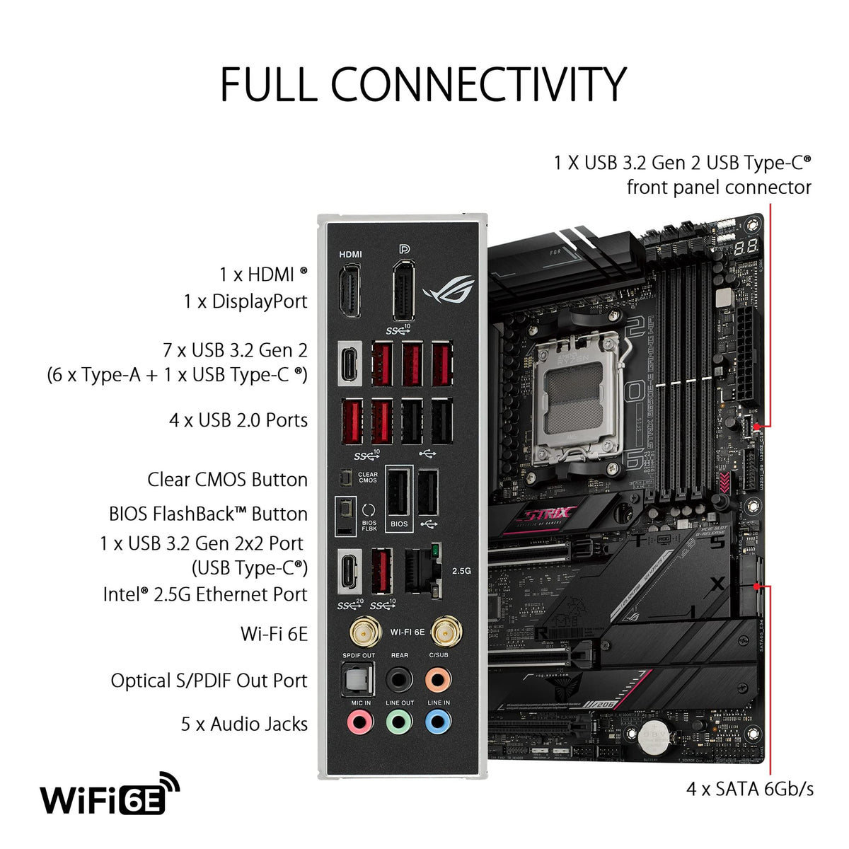 ASUS ROG STRIX B650E-E GAMING WIFI AM5 DDR5 ATX MB