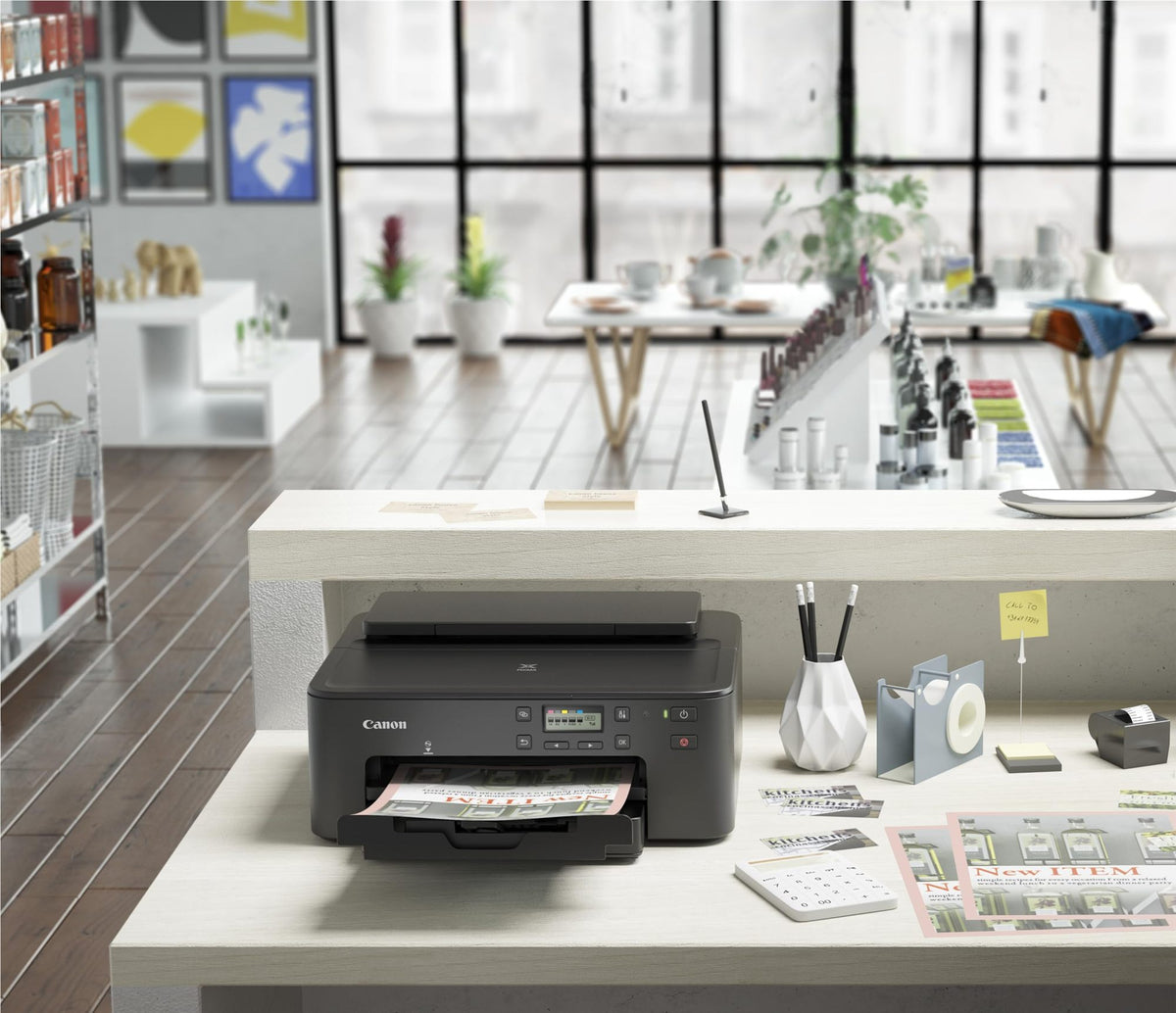 CANON PIXMA TS705a Printer colour Duplex inkjet A4 15ipm mono 10ipm colour 350sheets USB LAN Wi-Fi
