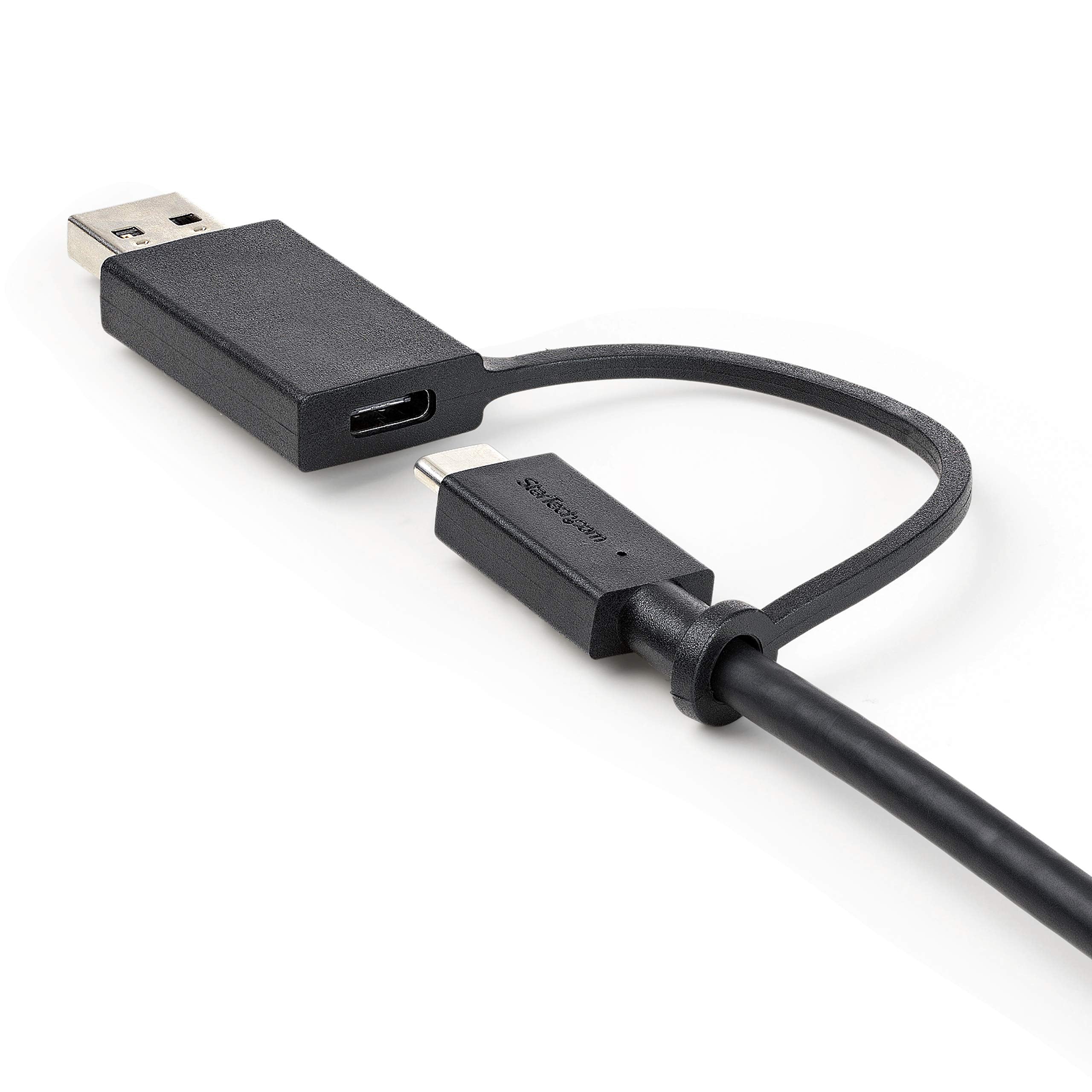 3ft Hybrid USB-C Cable w/USB-A Adapter