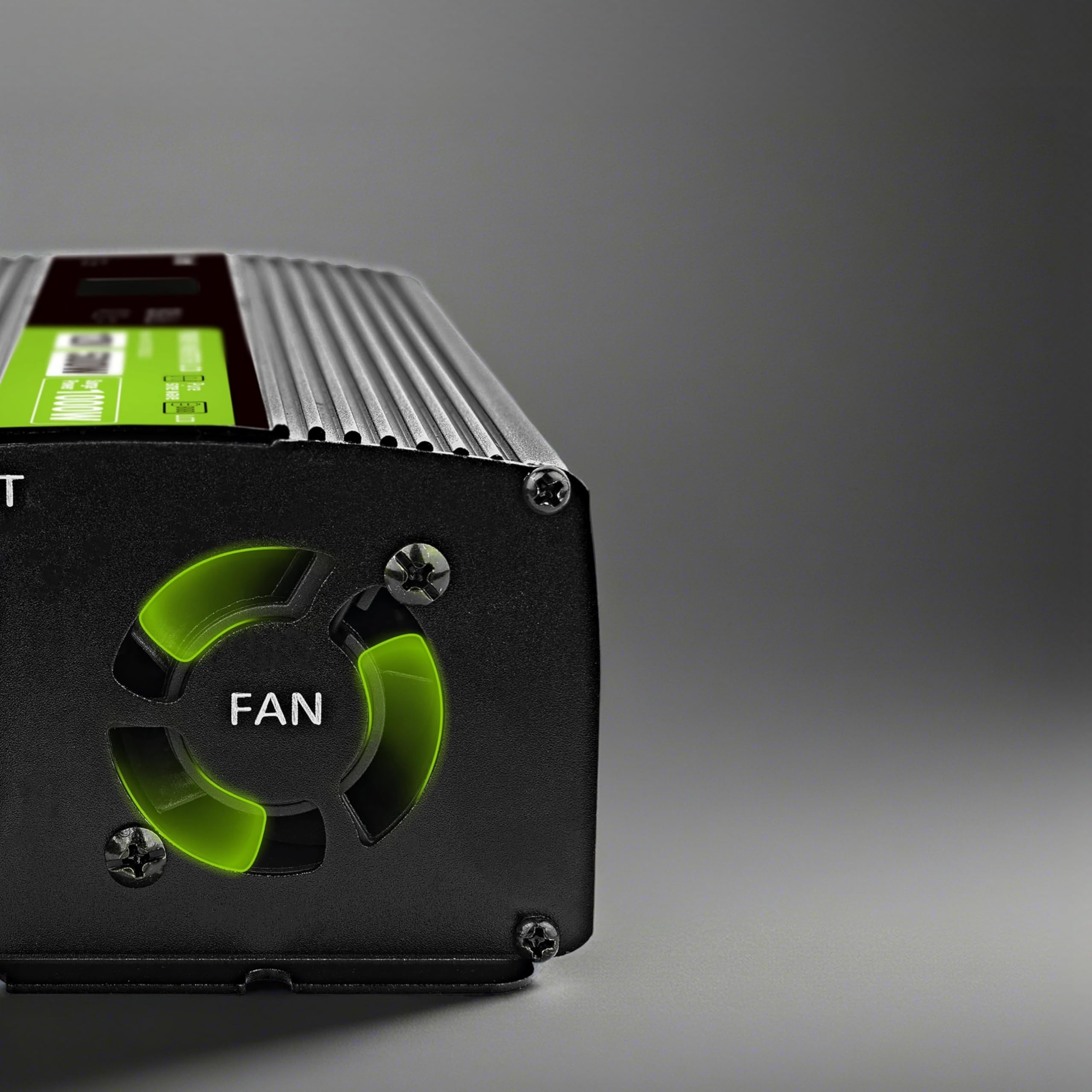 Green Cell Przetwornica napicia PowerInverter LCD 12 V 500W/1000W Przetwornica samochodowa z wywietlaczem - czysty sinus adaptateur de puissance & onduleur Auto