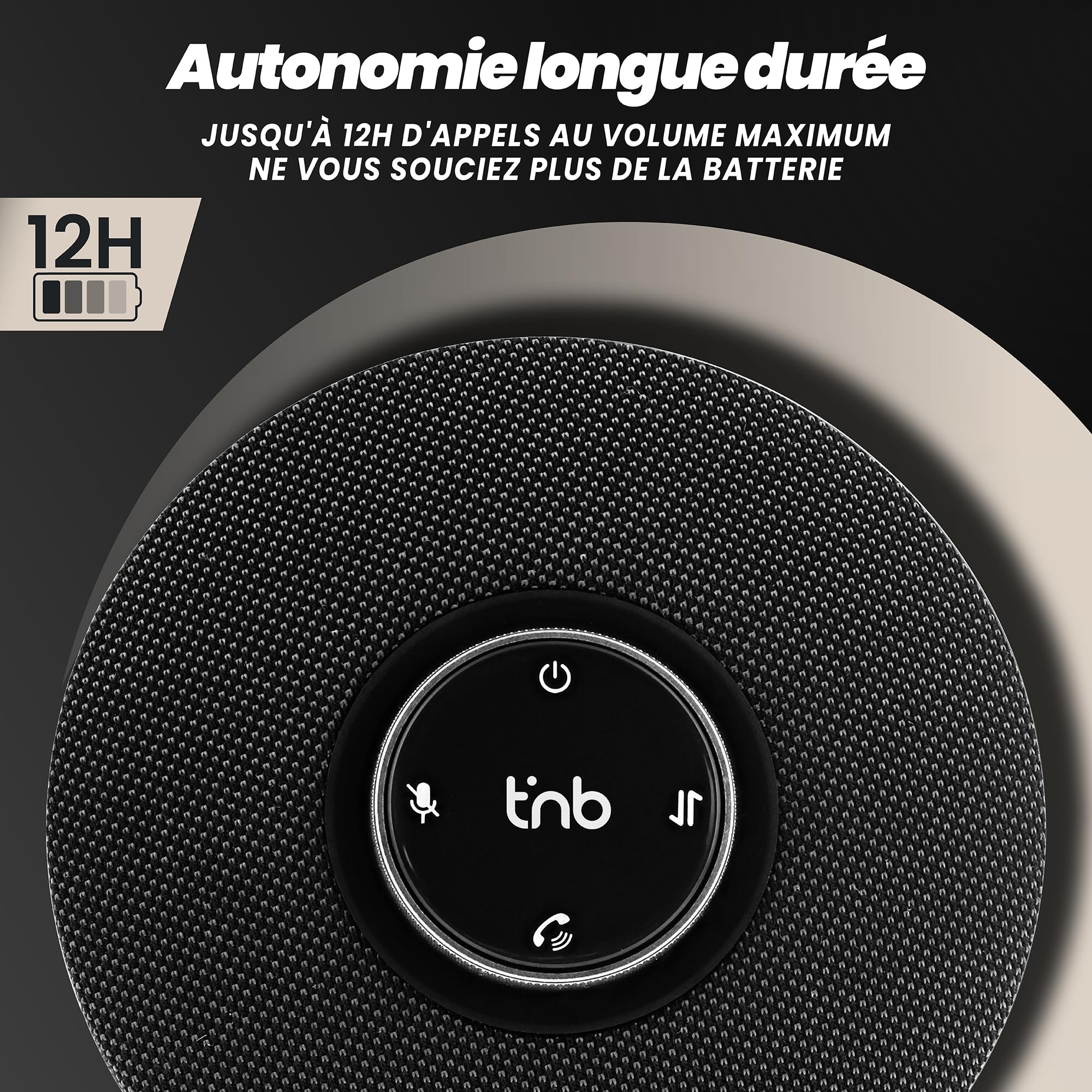 TNB High-quality Professional Wireless Speaker Bluetooth or Wired USB-A/USB-C Connection FULL DUPLEX Technology
