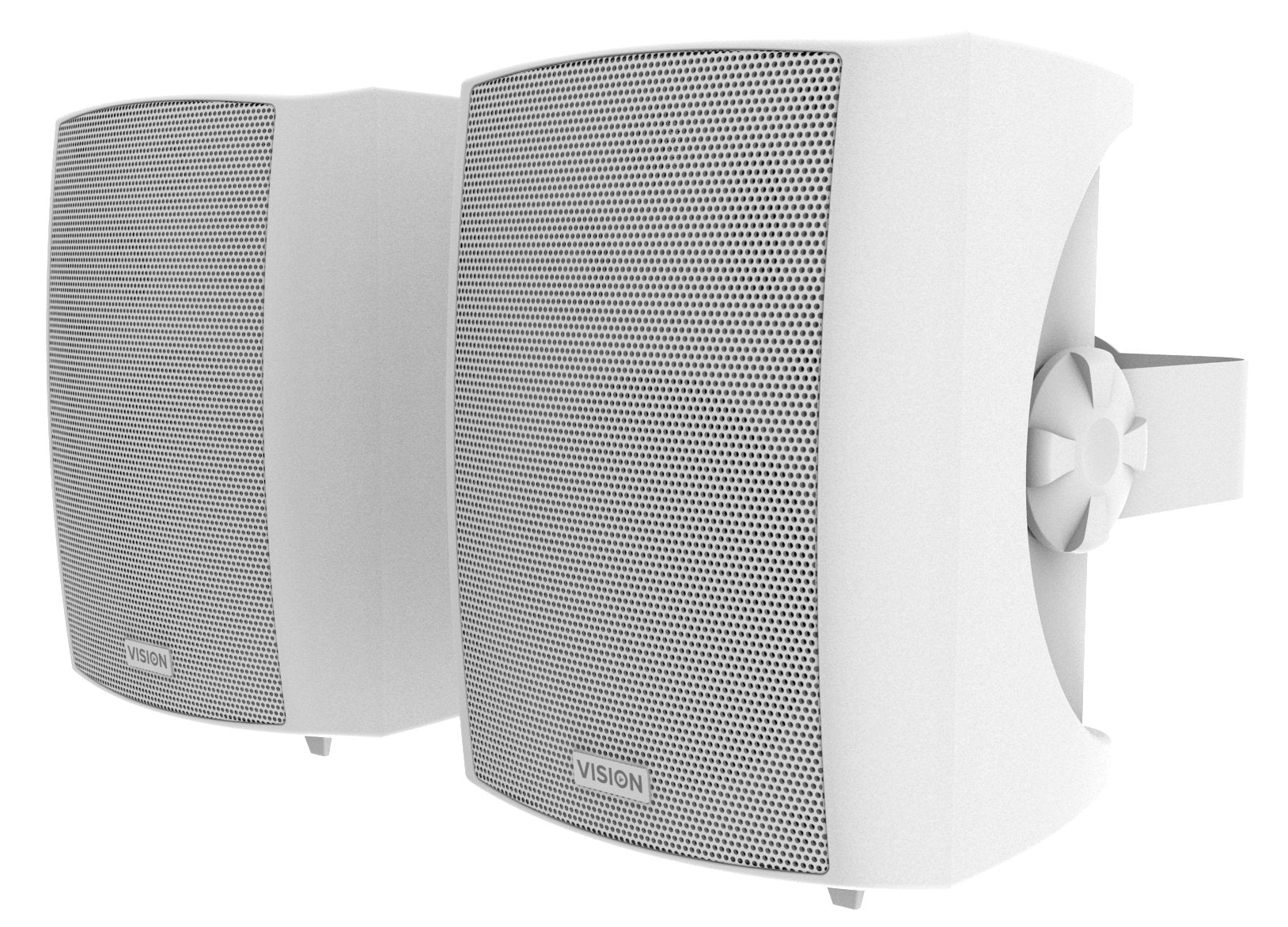 VISION 5.25" Pair White Wall Speakers