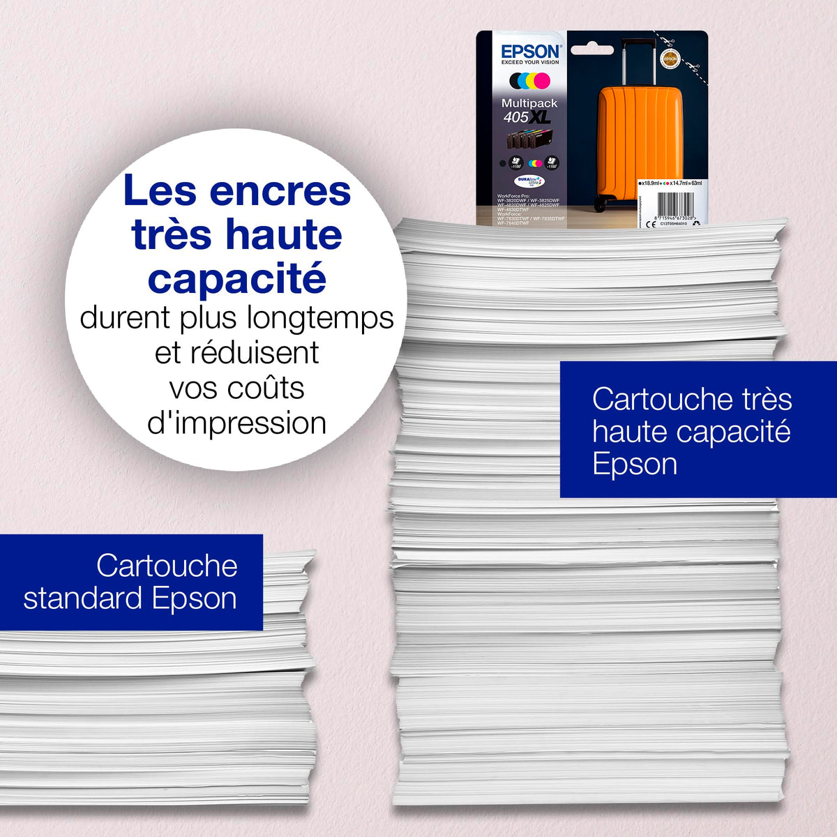 EPSON 2LB Singlepack Magenta 405 DURABrite Ultra Ink