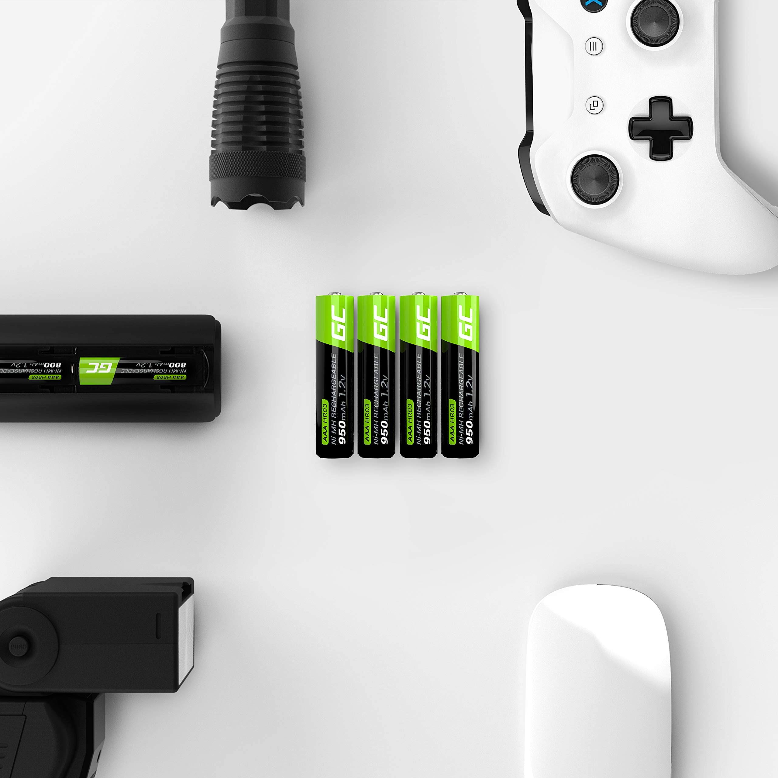 Green Cell GR03 pile domestique Batterie rechargeable AAA Hybrides nickel-métal (NiMH)