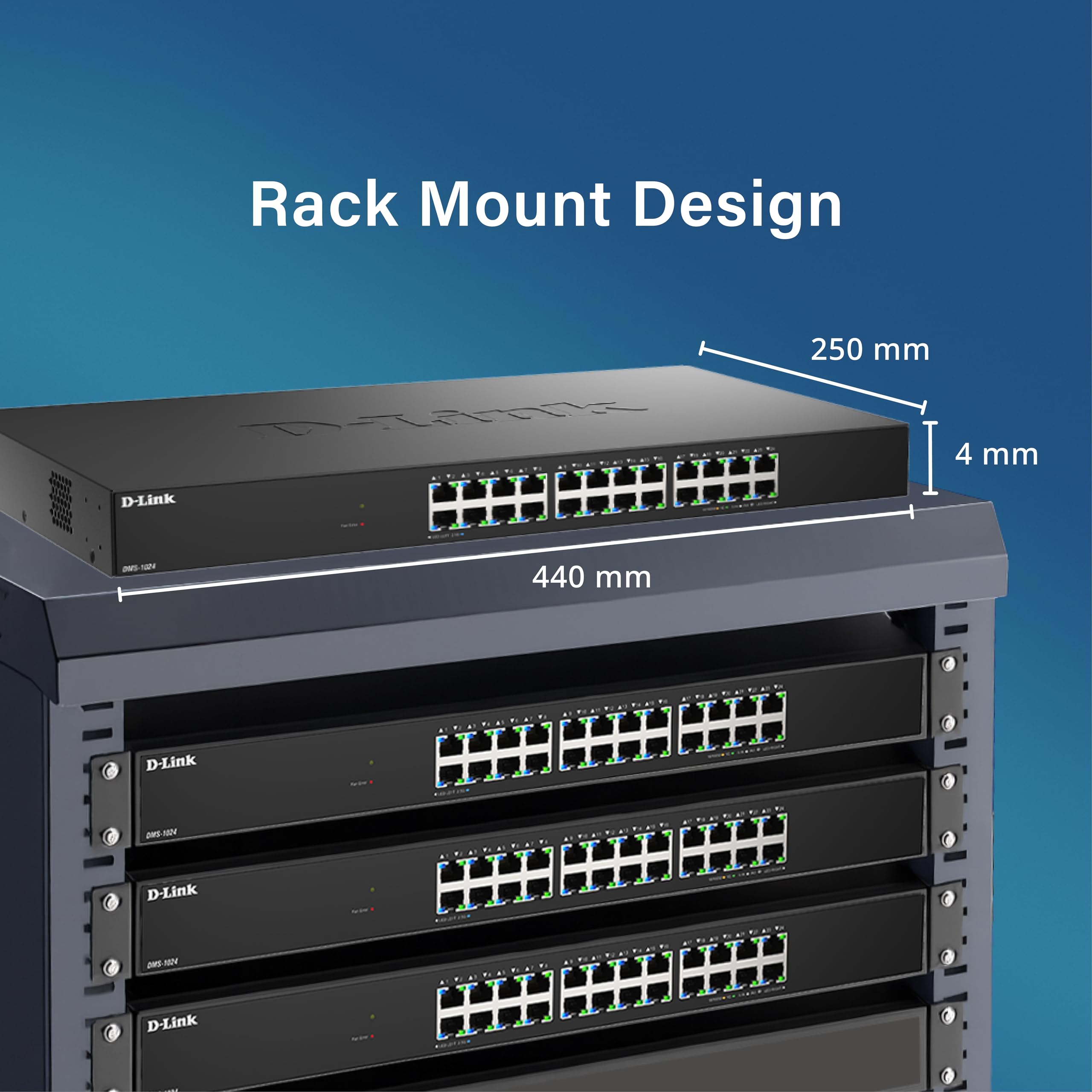 D-LINK 24 Ports 2.5G/MultiGig Unmanaged Switch Metal