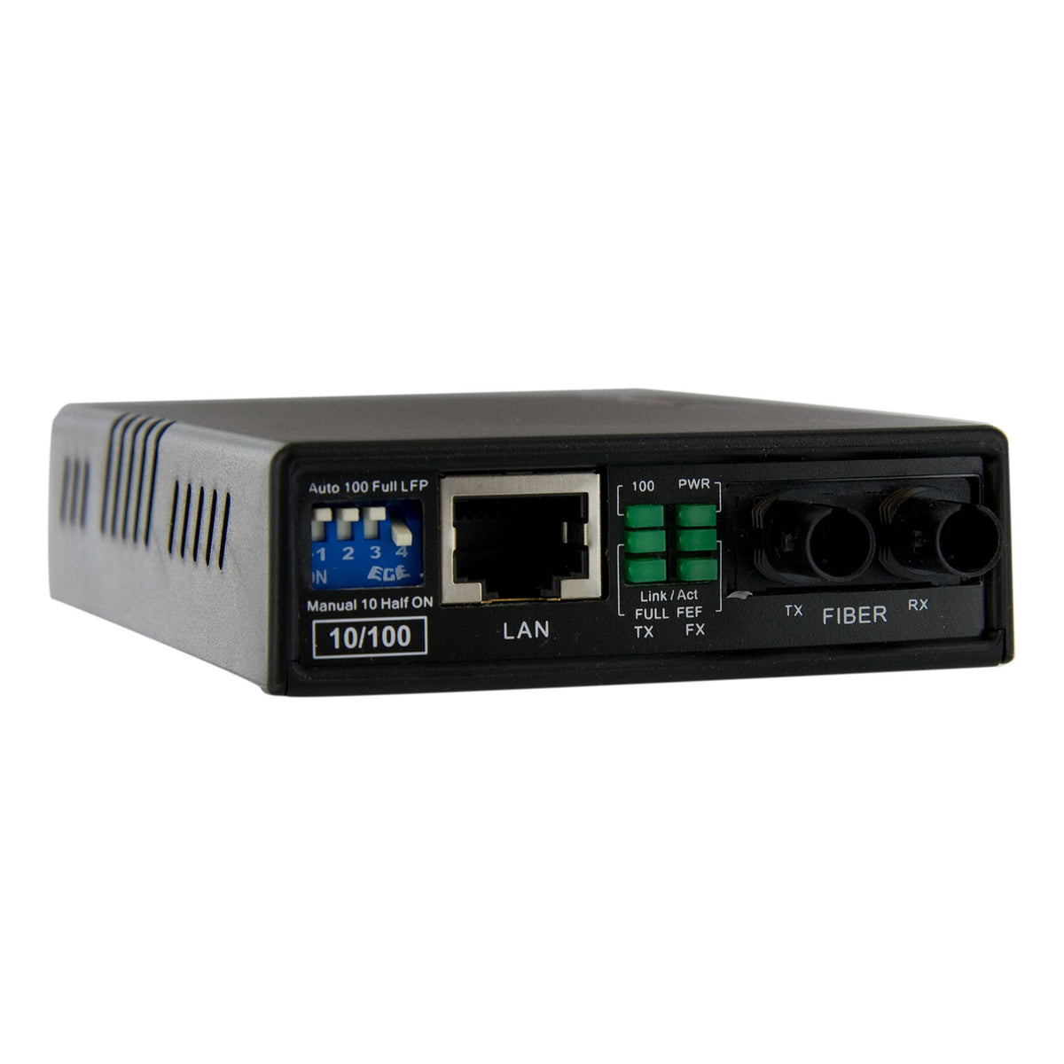 MM Fiber Ethernet Media Converter ST 2km