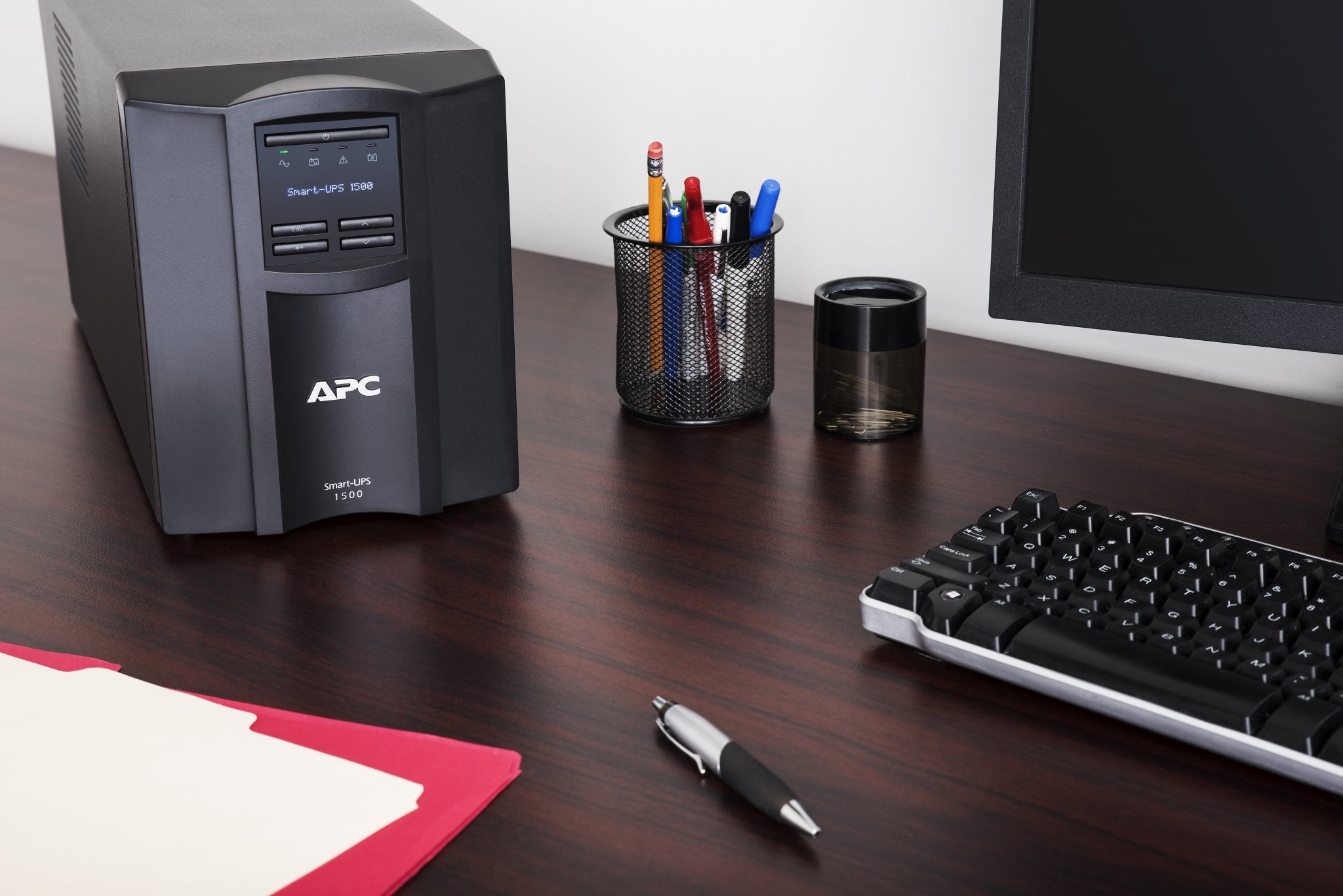 APC Smart-UPS SMT1500IC UPS AC 220/230/240V 1000Watt 1500VA RS-232 USB output connectors 8 Black with APC SmartConnect