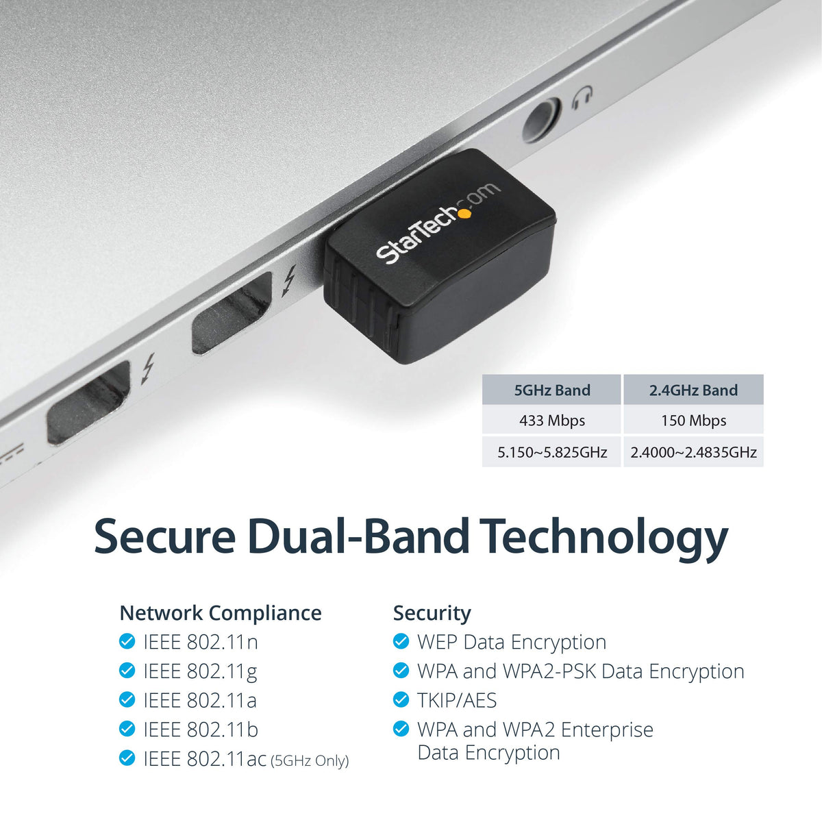 USB Wi-Fi Adapter - Dual-Band Nano
