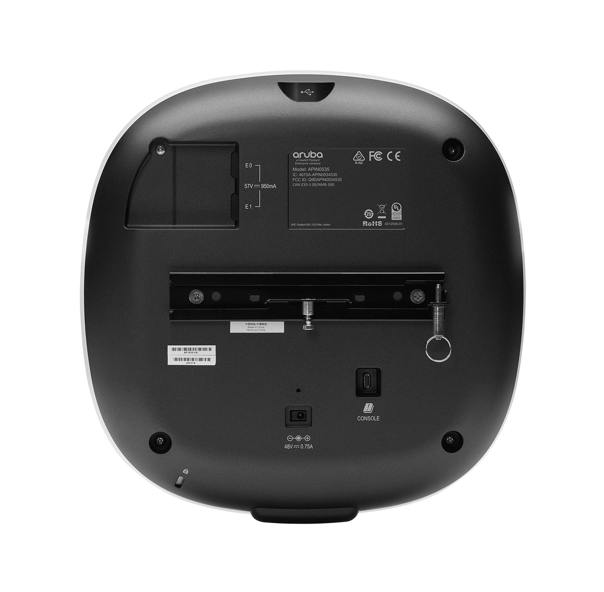 HPE Aruba AP-535 Access Point RW Dual Radio 4x4:4 802.11ax Internal Antennas Unified Campus