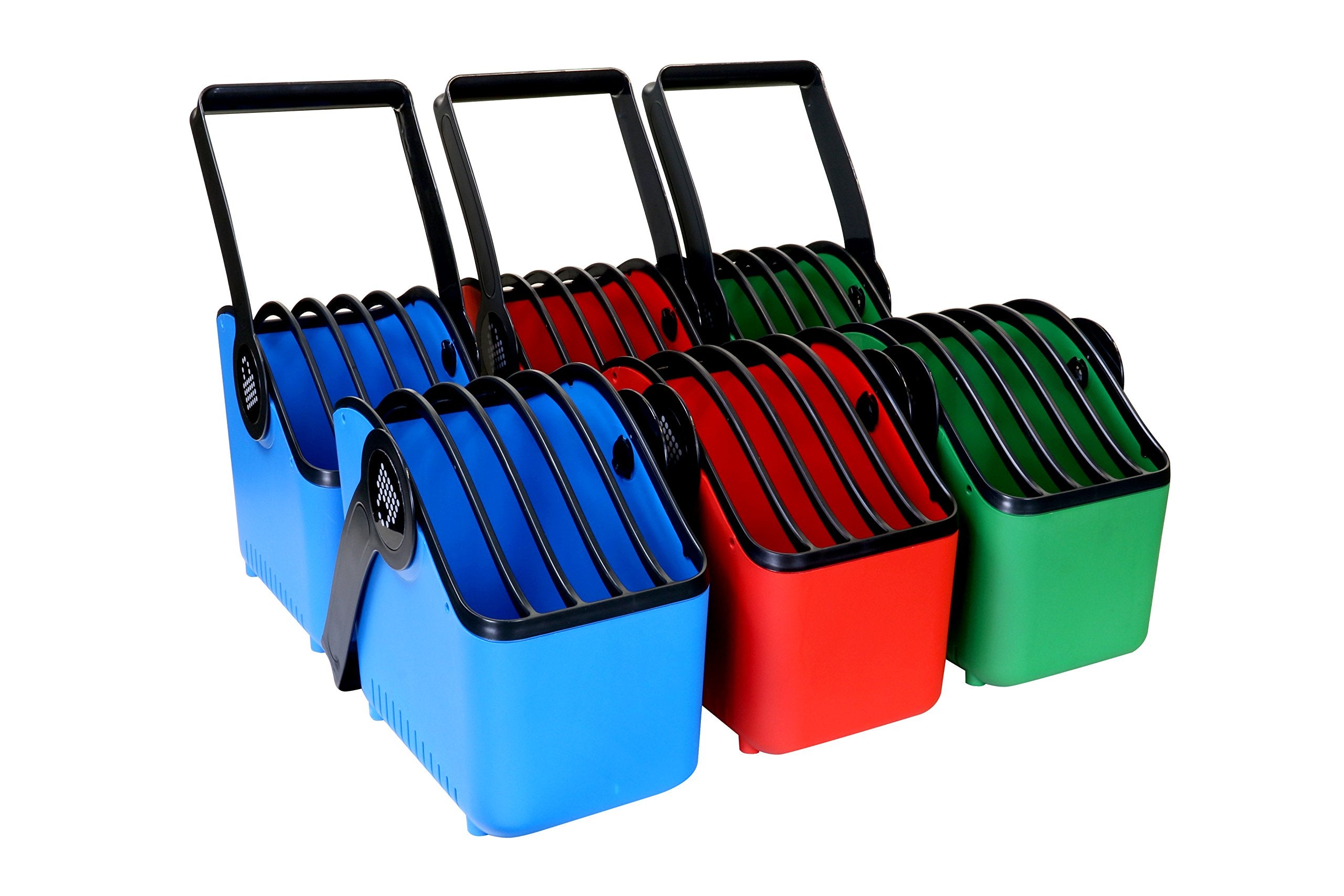 LOCKNCHARGE Lot de 6 grands paniers
