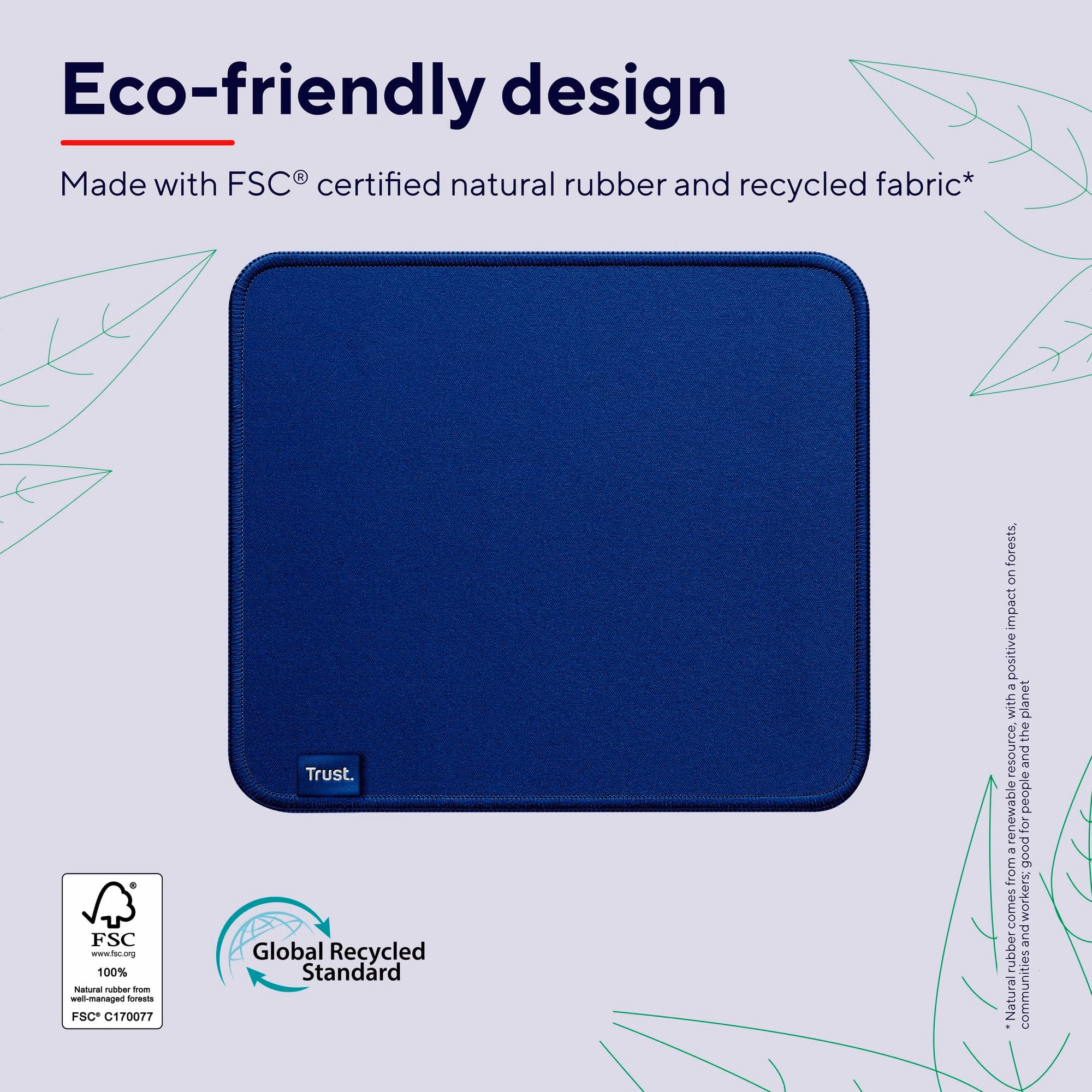 TRUST Tapis de souris BOYE ECO - Blue