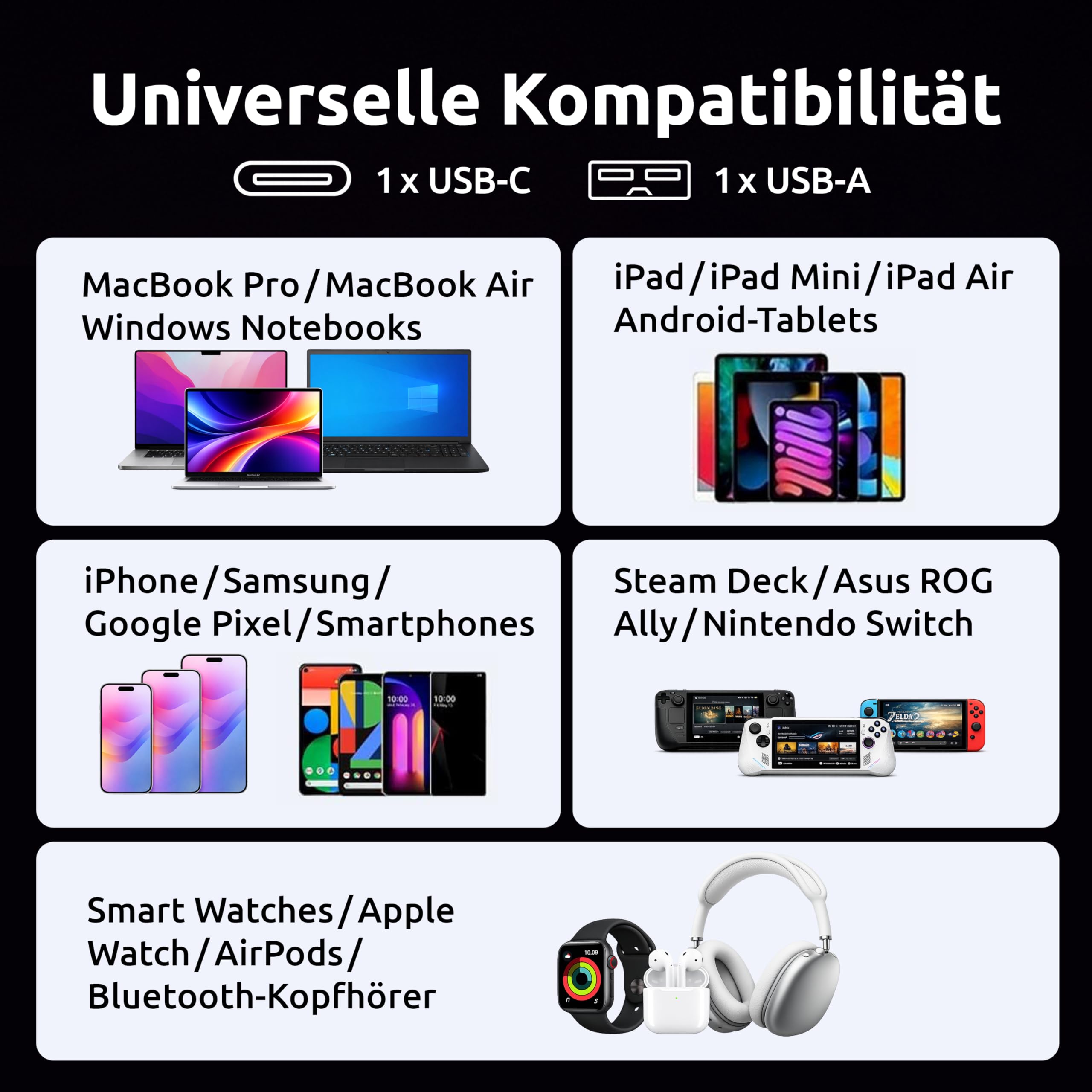 INTENSO Powerbank F10000, Power Delivery et Quick Charge, gr