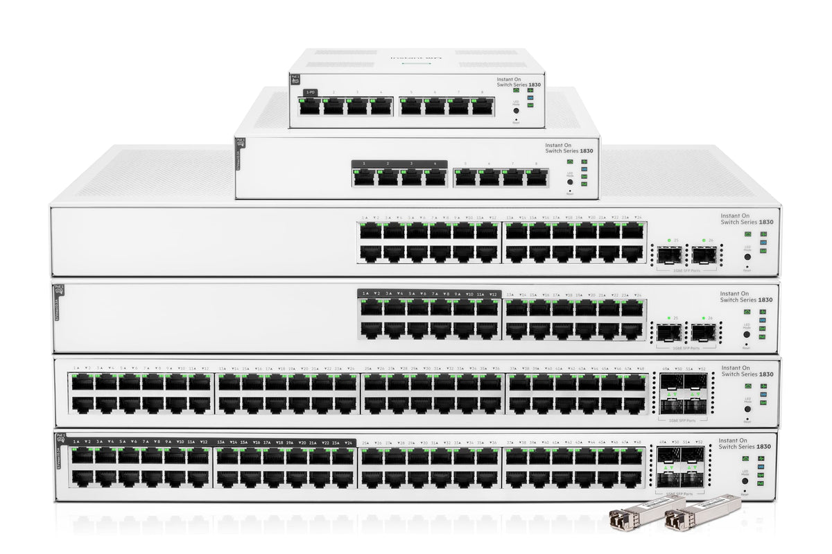 HPE Networking Instant On 1830 8G Switch Commutateur intelligent 8 x 10/100/1000 de bureau