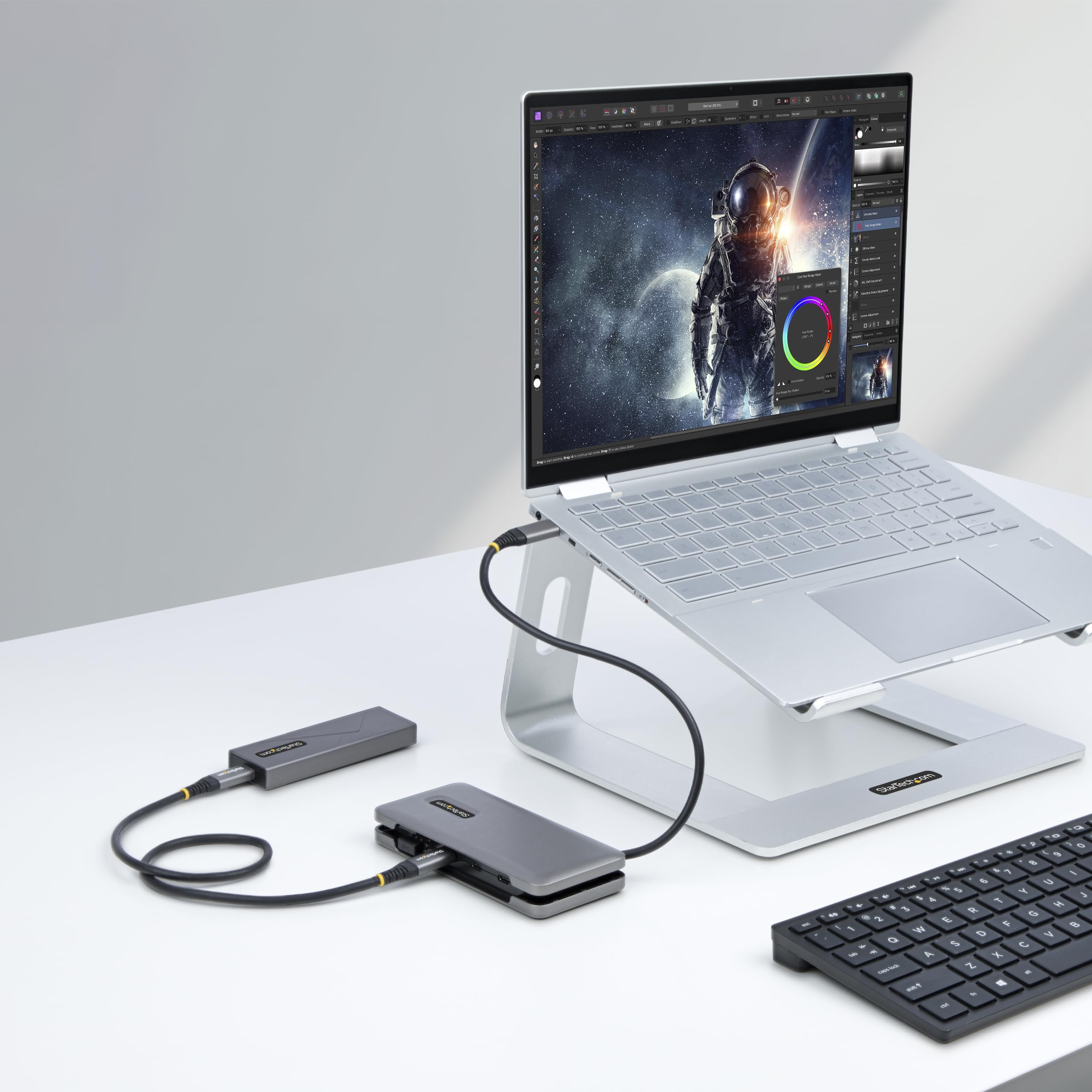 4-Port USB-C Hub 1x USB-A/3x USB-C Ports