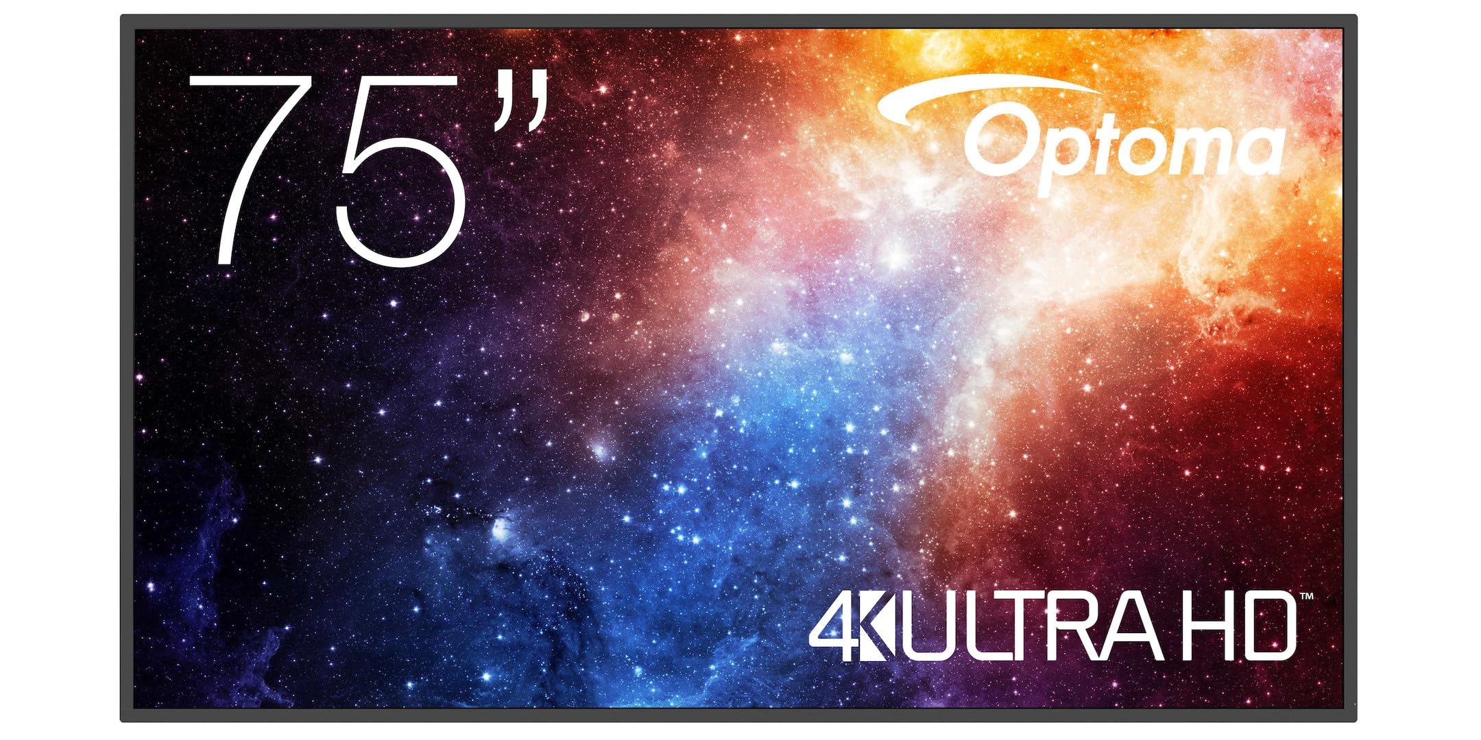 OPTOMA N3751K Écran LED 75" - 4K UHD 24/7j - 4Go/32Go - 450cd/m² -sans fil 2.4G/5G - 3H + USB2.0 - USB3.0 - USB-C - RJ45 Android 11
