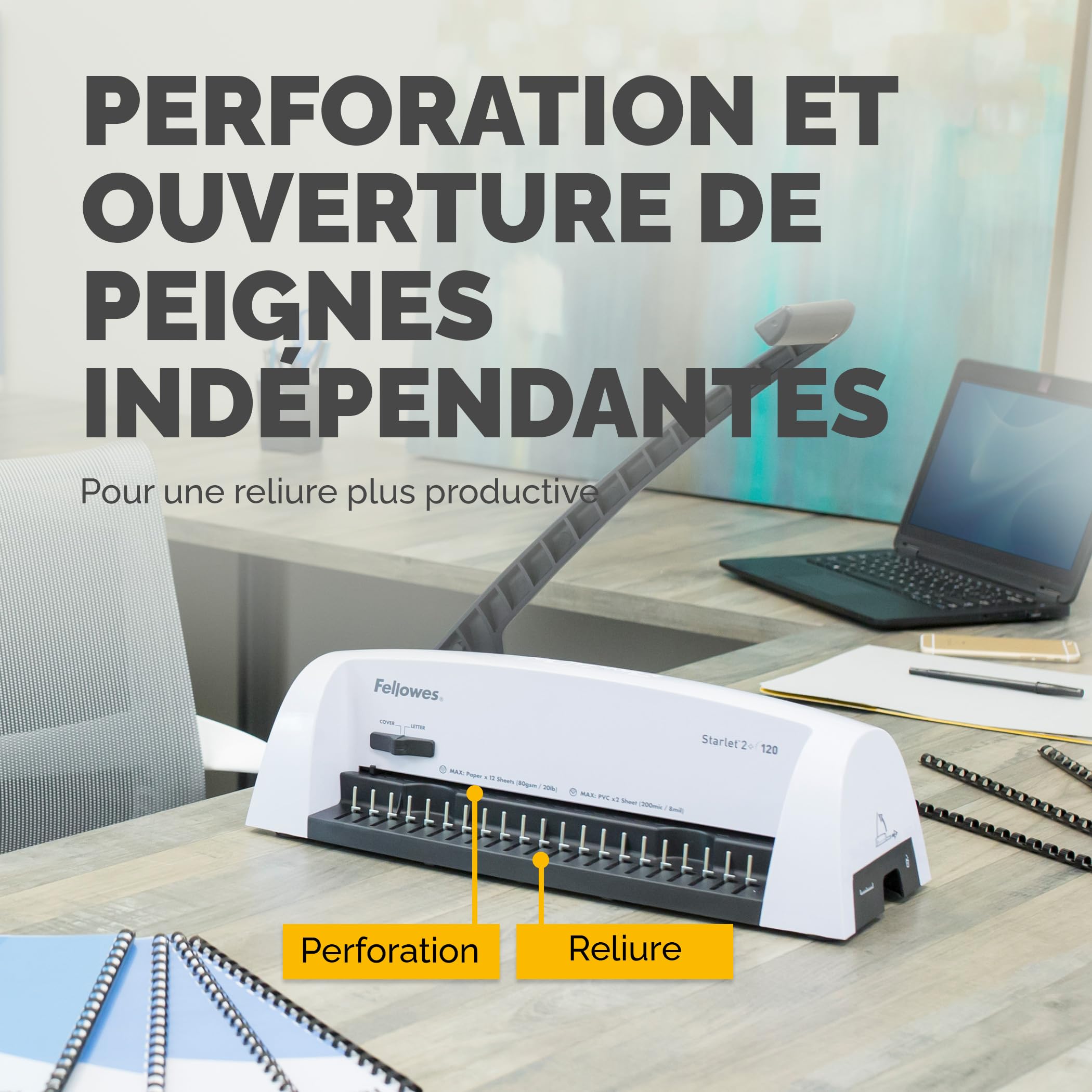 FELLOWES PERFORELIEUR FELLOWES STARLET 2+ A4
