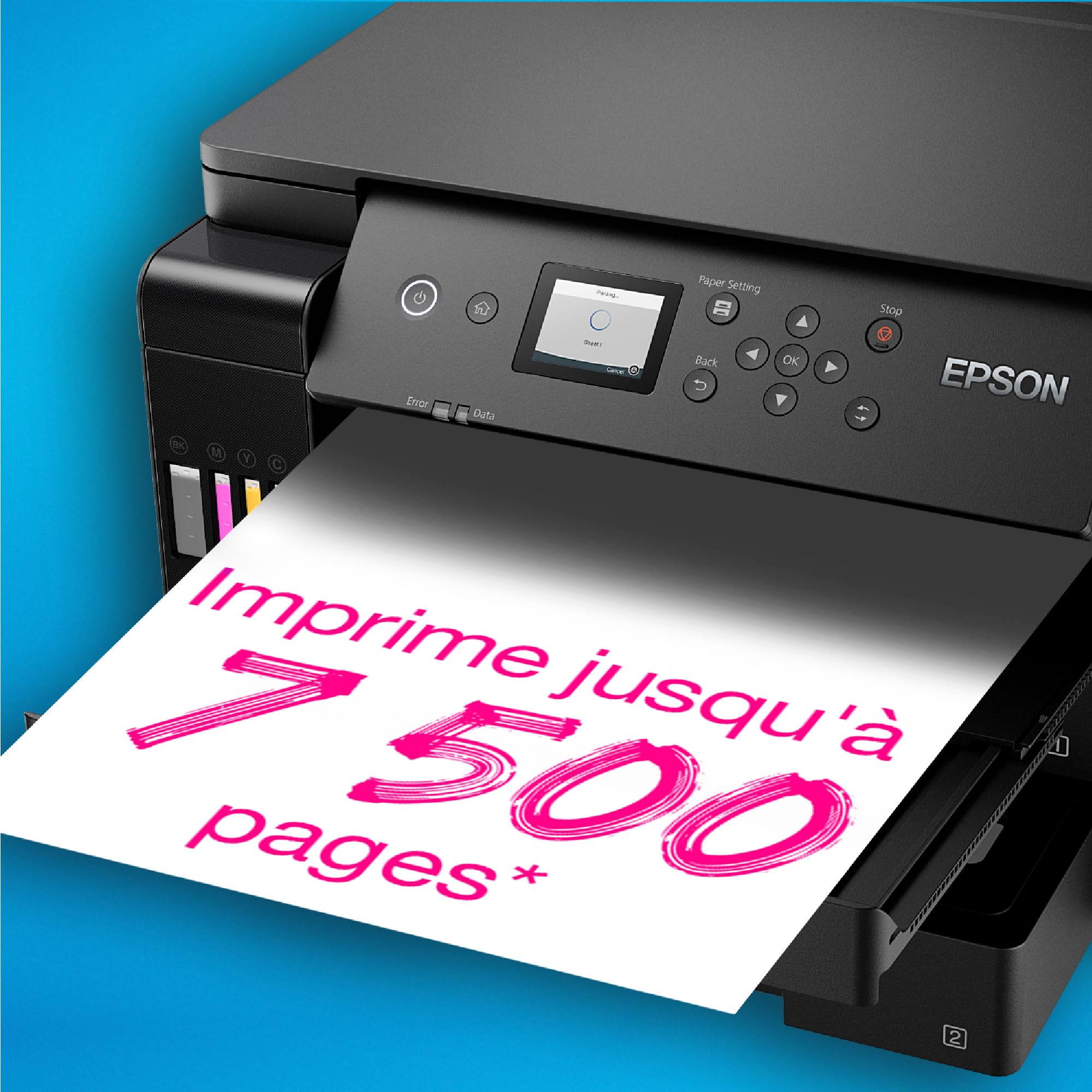 EPSON EcoTank ET-16150 Printer colour Duplex ink-jet A3 4800x1200dpi 25ppm mono/25ppm colour 550 sheets USB LAN Wi-Fi black