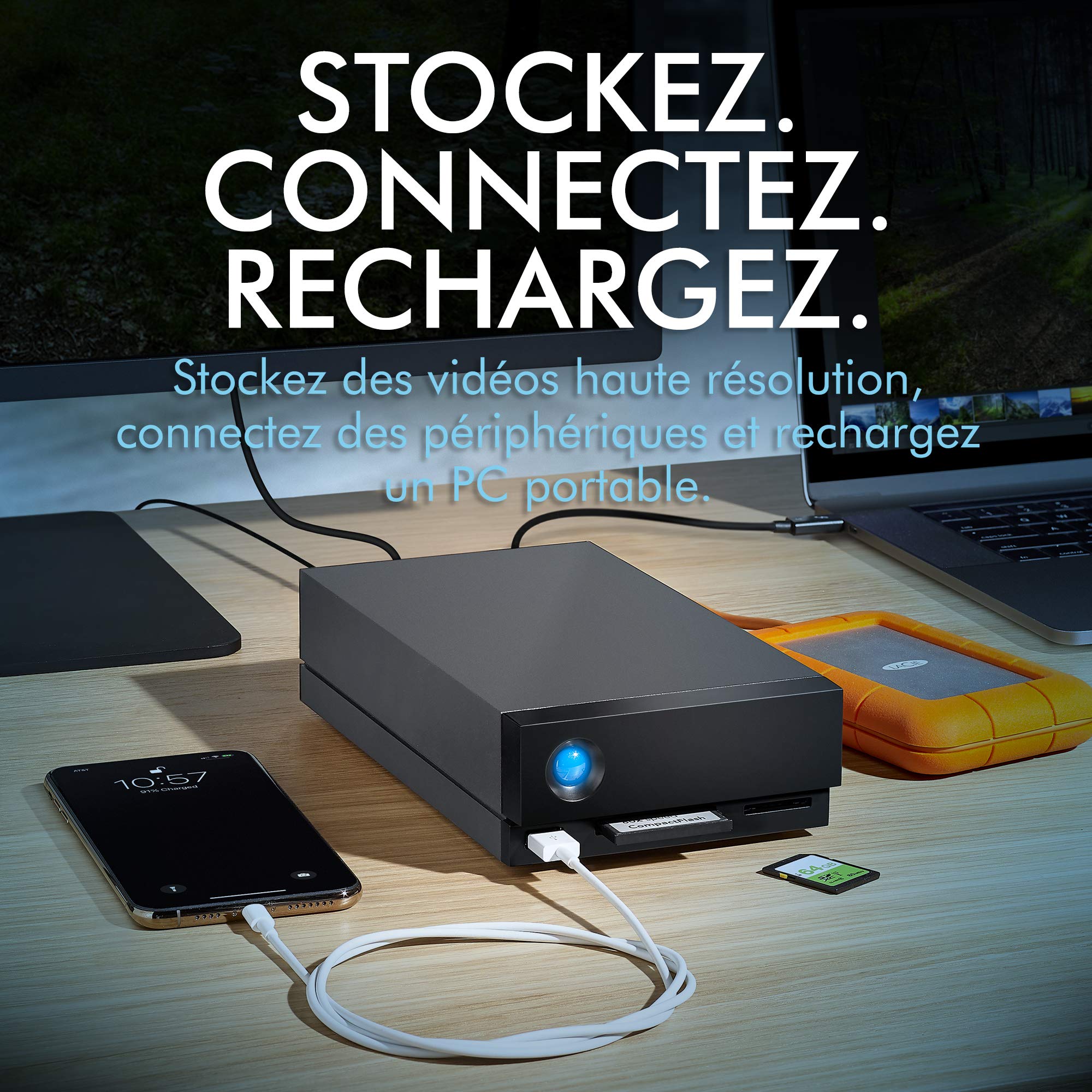 LaCie 1bigDock 18Tb Thunderbolt 3/USB-C