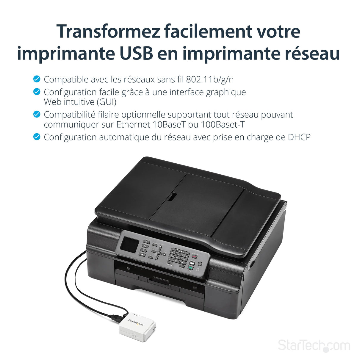 1 Port USB Wireless N Print Server