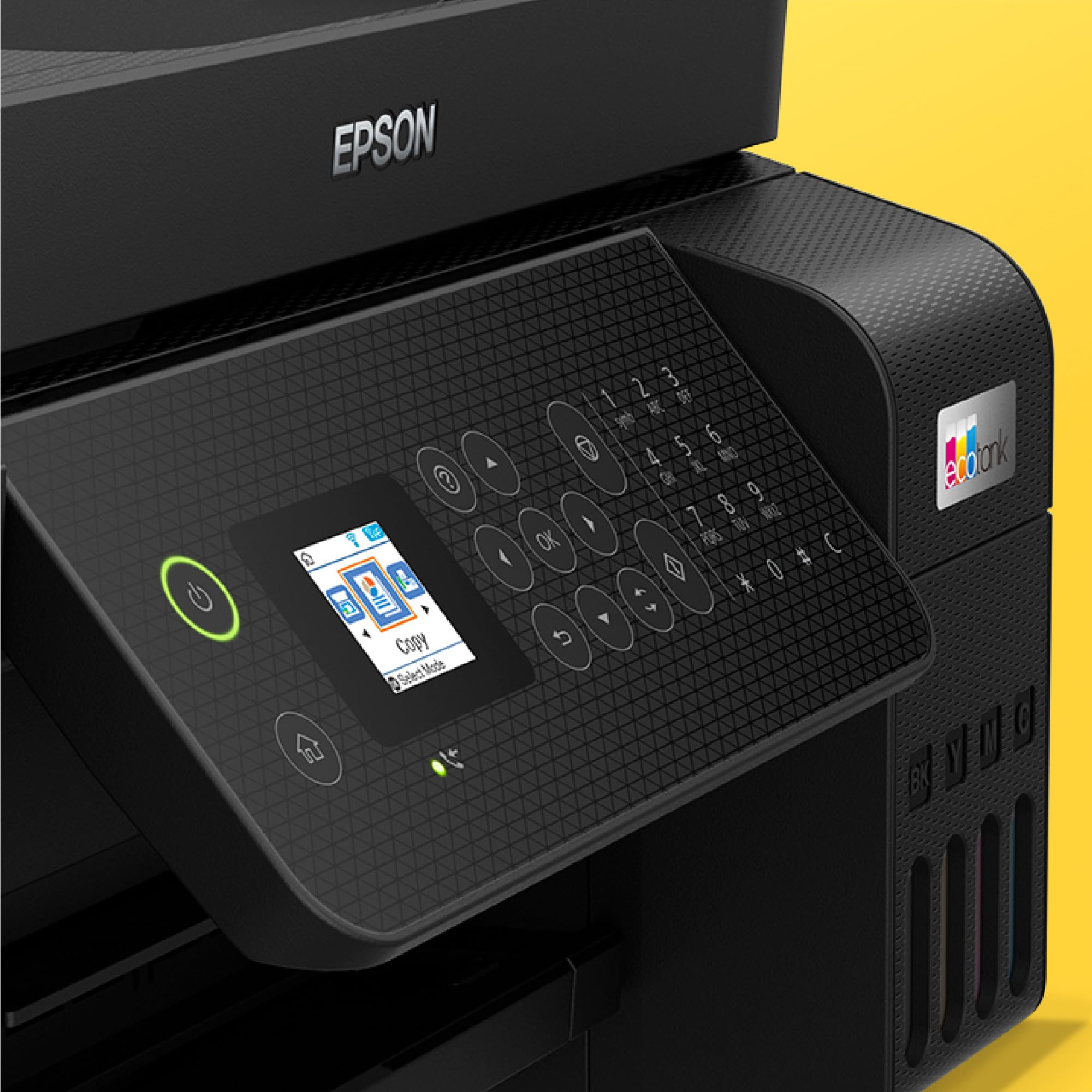EPSON EcoTank ET-4800 MFP colour inkjet refillable A4 10ppm Print 100sheets USB LAN Wi-Fi Black