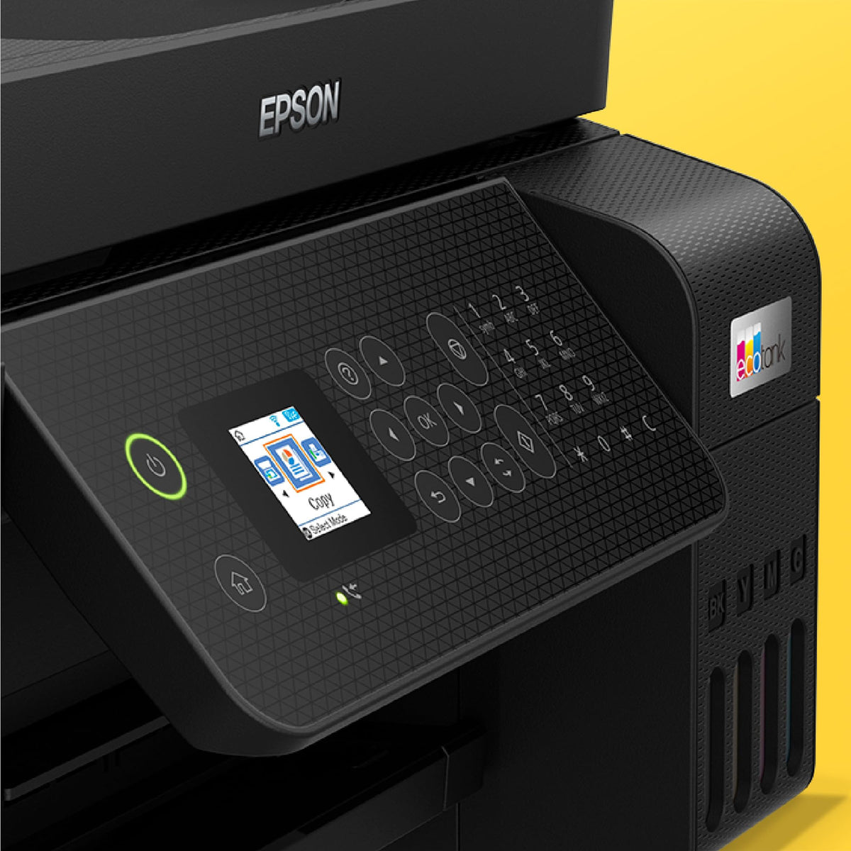 EPSON EcoTank ET-4800 MFP colour inkjet refillable A4 10ppm Print 100sheets USB LAN Wi-Fi Black