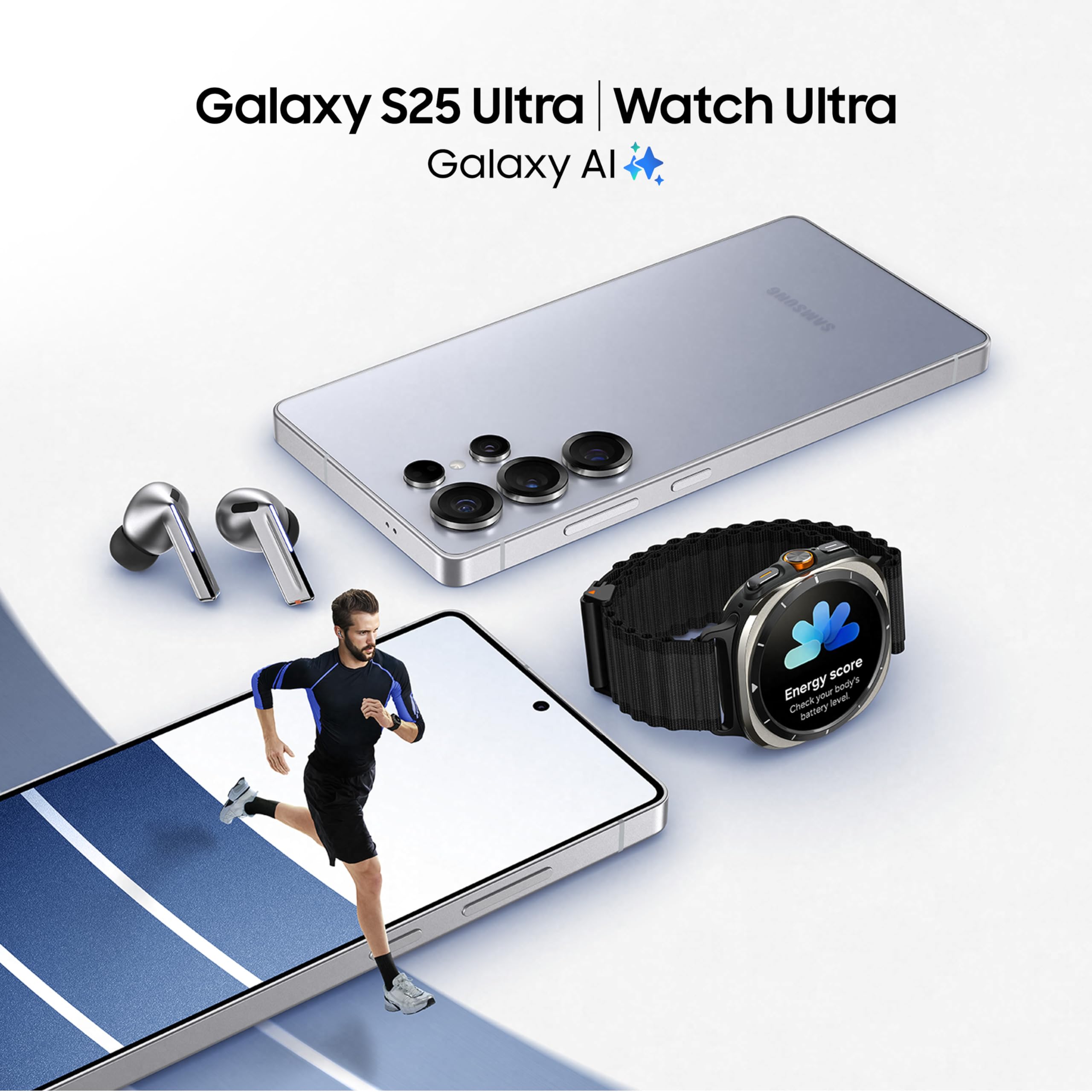 Samsung S938 Galaxy S25 Ultra (6.8", 256 Go, 12 Go RAM - Non EU, Garantie 2 ans par HEM) Noir Titane