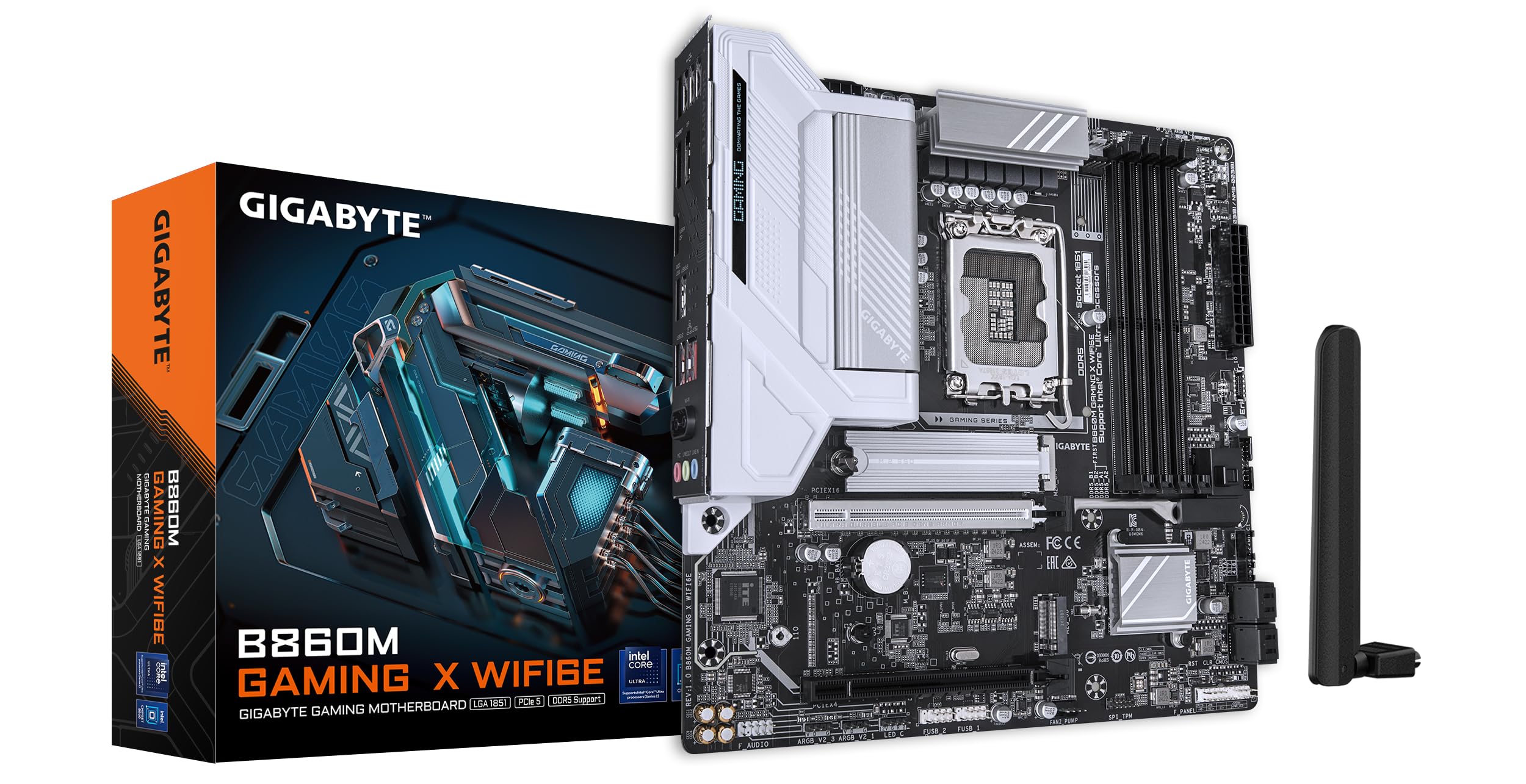 GIGABYTE B860M GAMING X WIFI6E carte mere Intel B860 LGA 1851 (Socket V1) micro ATX