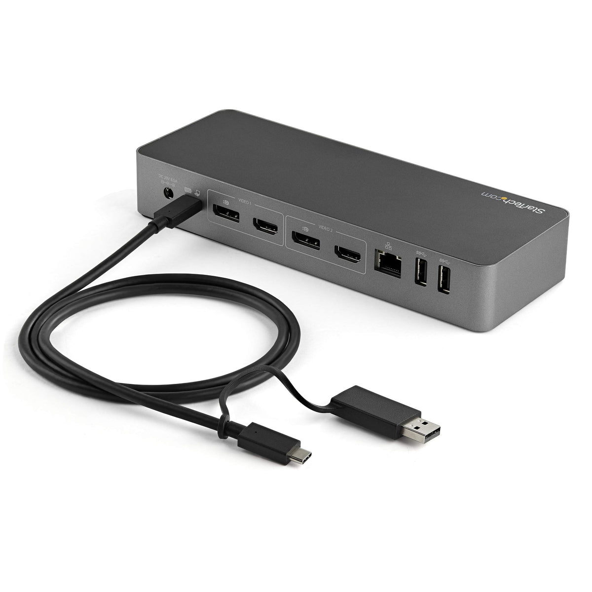 3ft Hybrid USB-C Cable w/USB-A Adapter