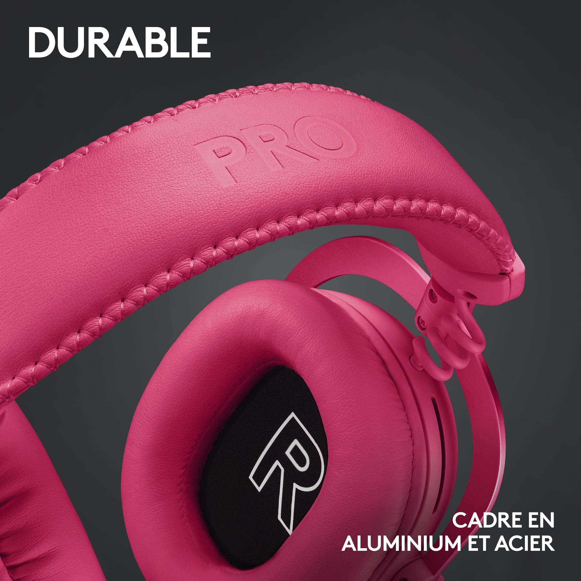 LOGITECH G Pro X 2 Headset full size Bluetooth / LIGHTSPEED wireless wired 3.5 mm jack noise isolating magenta