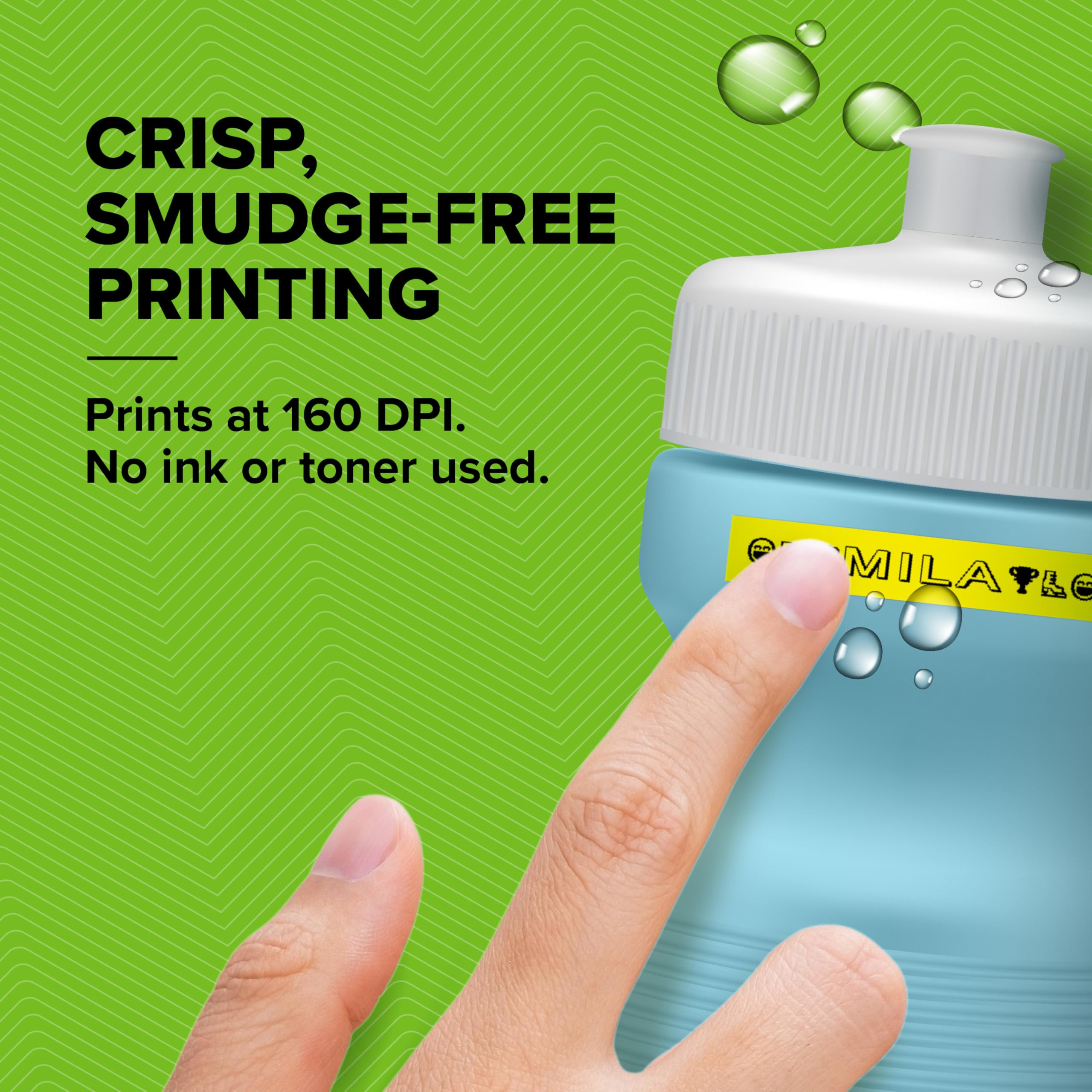 Ruban plastique dymo noir/bleu 12MM pour letratag