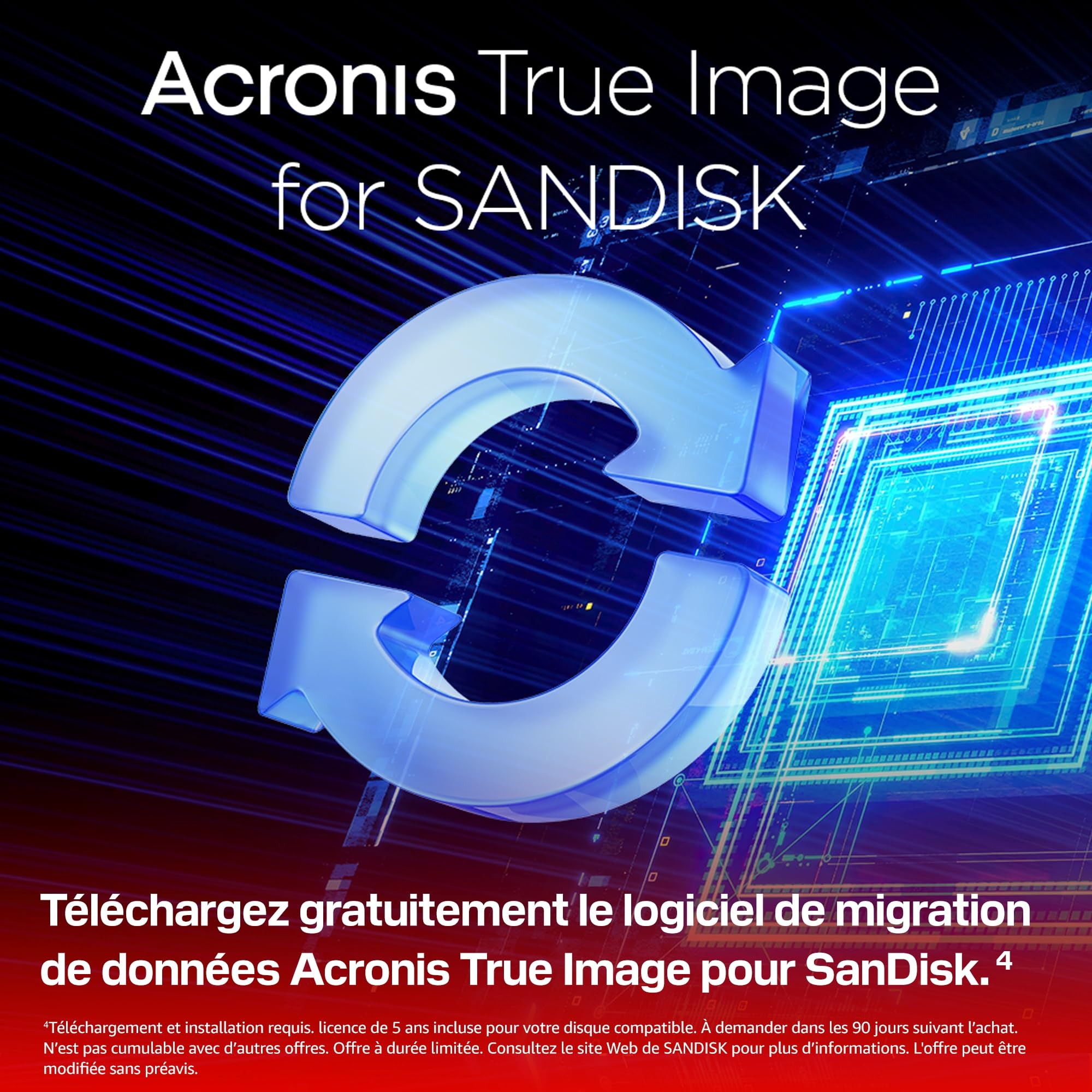 WD Disque SSD Blue SN5100 NVMe 1To POWERED BY SANDISK
