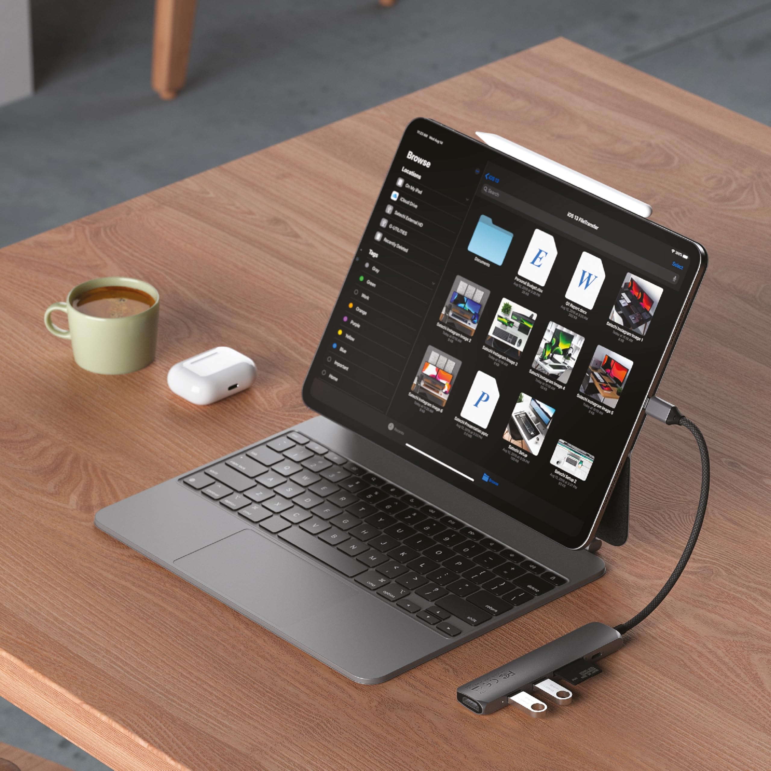 6-IN-1 USB-C MULTIPORT ADAPTER SP GRY